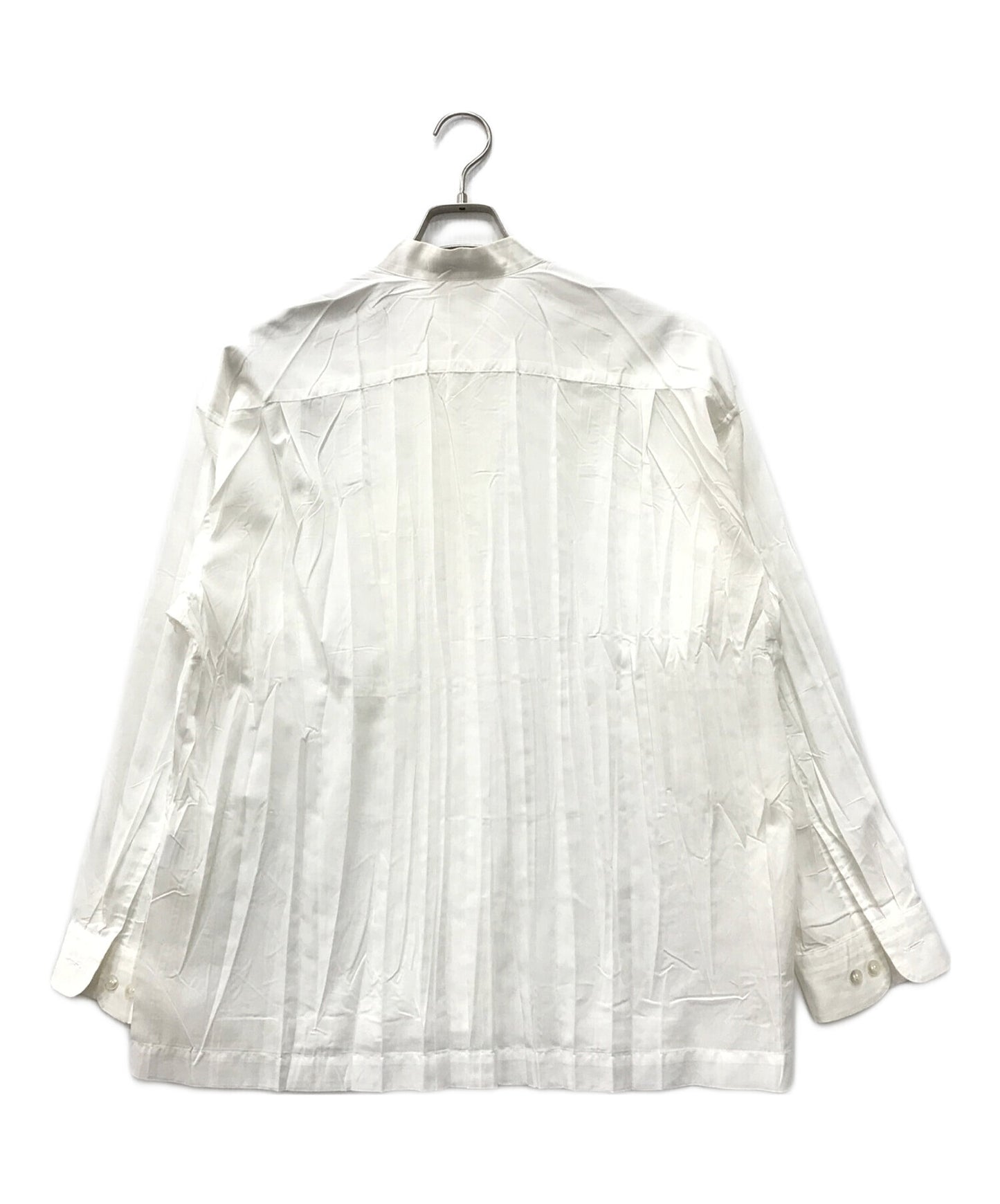 [Pre-owned] ISSEY MIYAKE MEN Pleated stand collar shirt ME83-FJ327