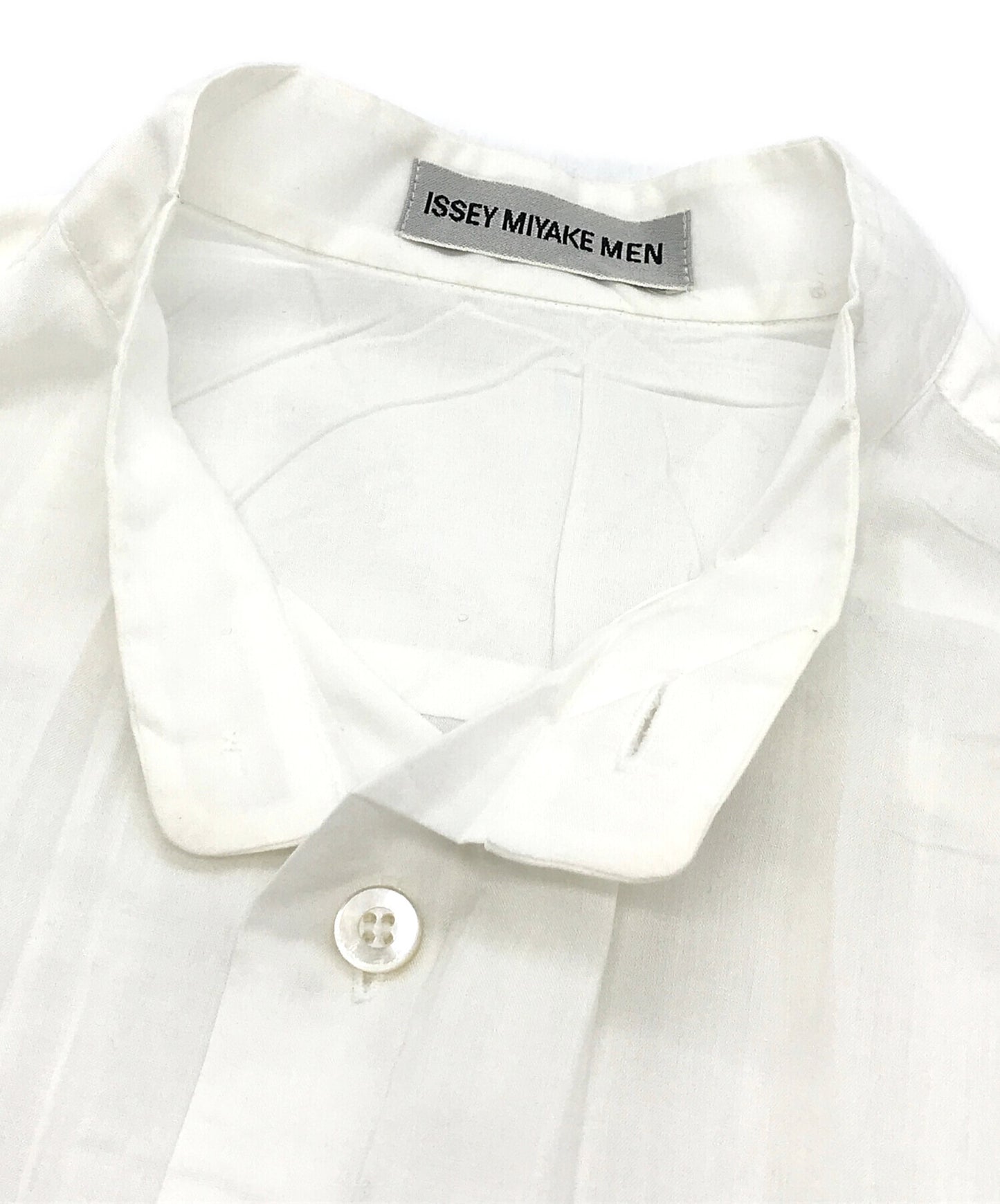 [Pre-owned] ISSEY MIYAKE MEN Pleated stand collar shirt ME83-FJ327