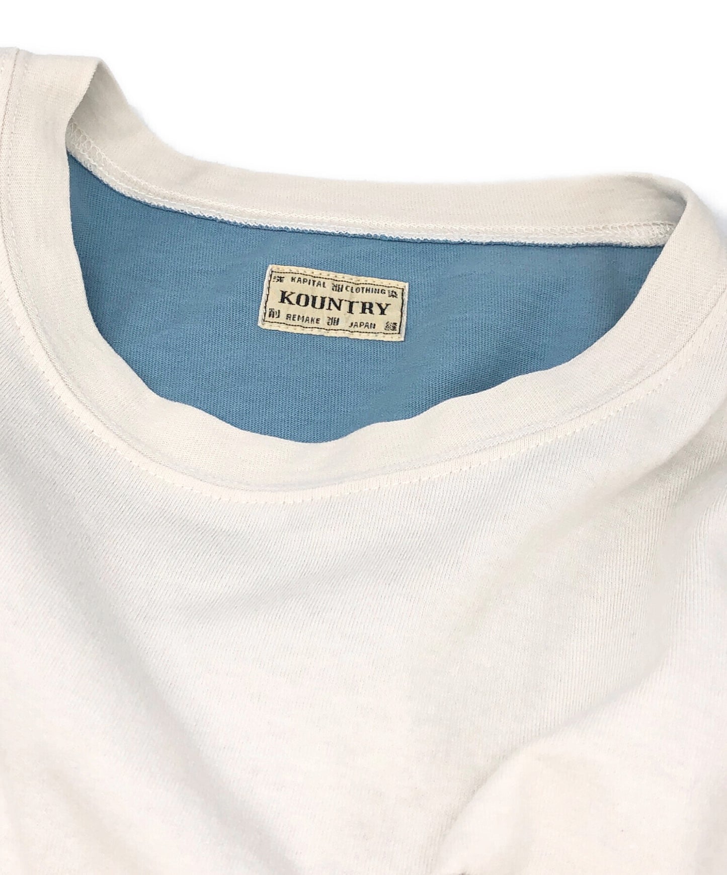 [Pre-owned] KAPITAL Jersey 2TONE BIG Pocket T EK-1446