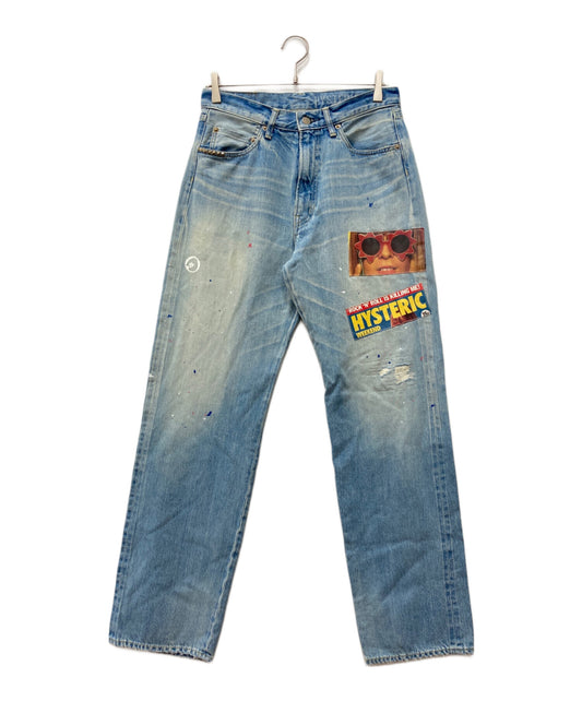 [Pre-owned] Hysteric Glamour WEEKEND Patch 60'S XX Straight Pants 02232AP04