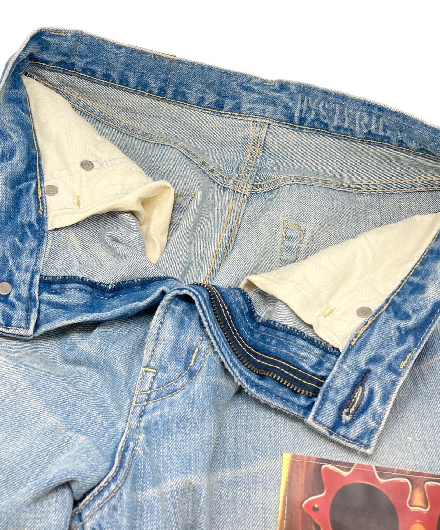 [Pre-owned] Hysteric Glamour WEEKEND Patch 60'S XX Straight Pants 02232AP04