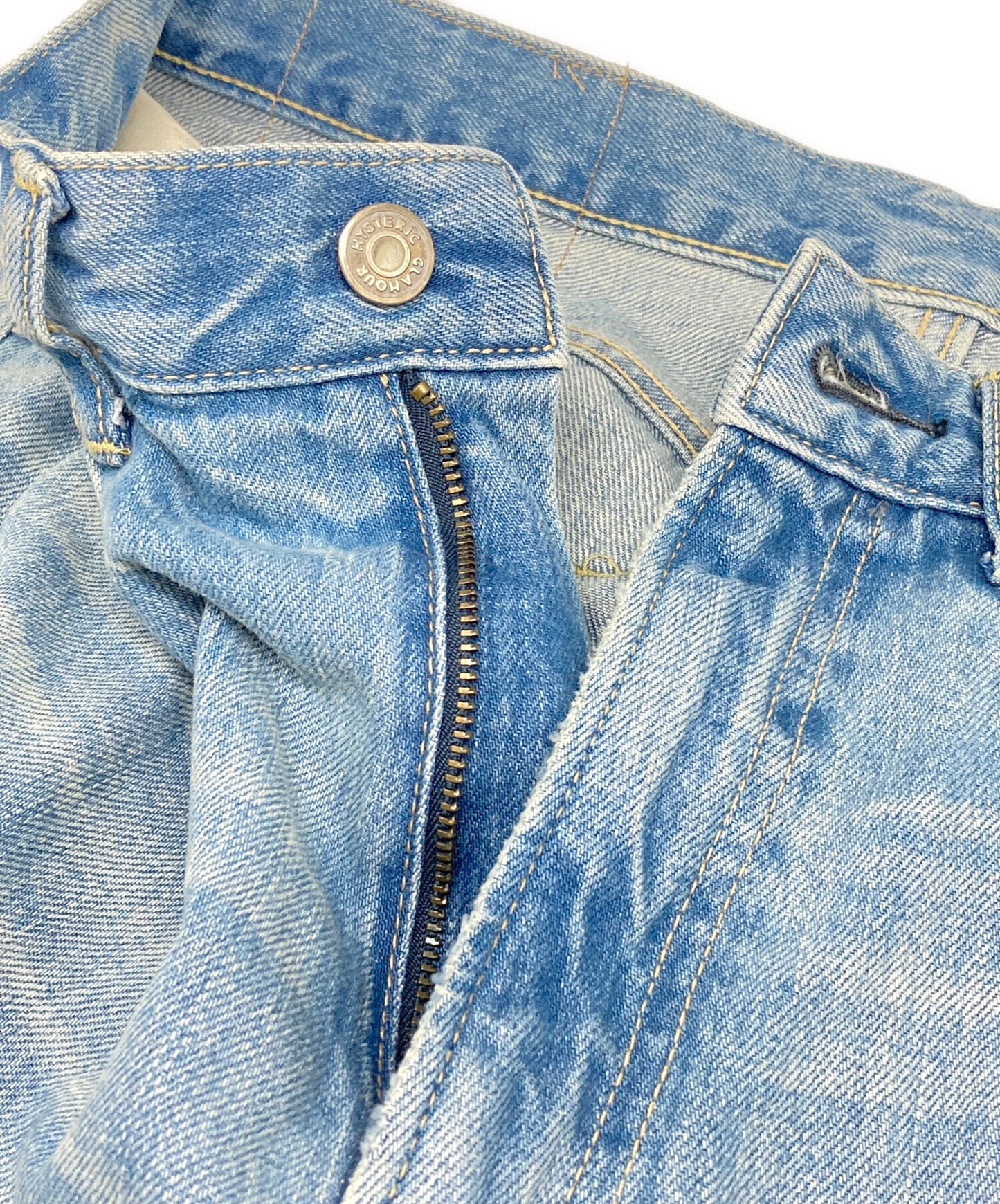 [Pre-owned] Hysteric Glamour WEEKEND Patch 60'S XX Straight Pants 02232AP04