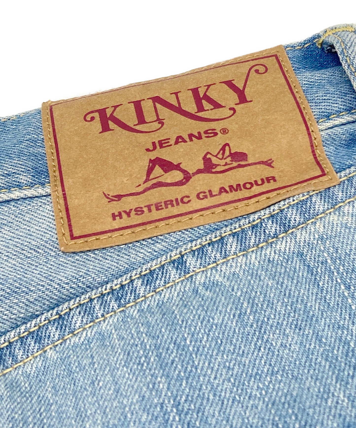 [Pre-owned] Hysteric Glamour WEEKEND Patch 60'S XX Straight Pants 02232AP04