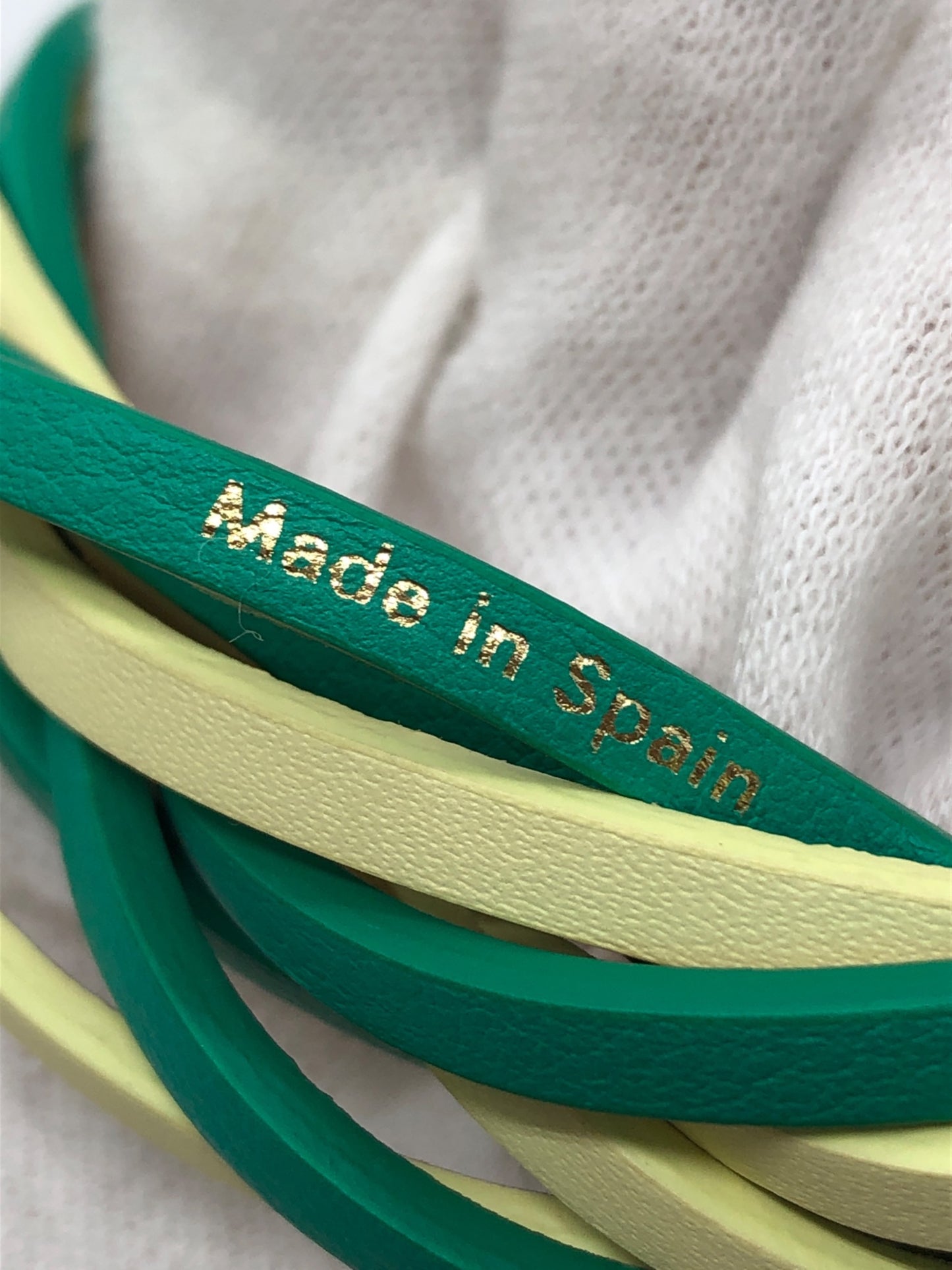 [Pre-owned] LOEWE Braided Leather Braided Bangle