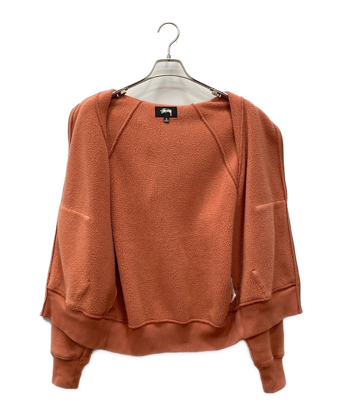 [Pre-owned] stussy FLEECE RAGLAN ZIP HOODIE