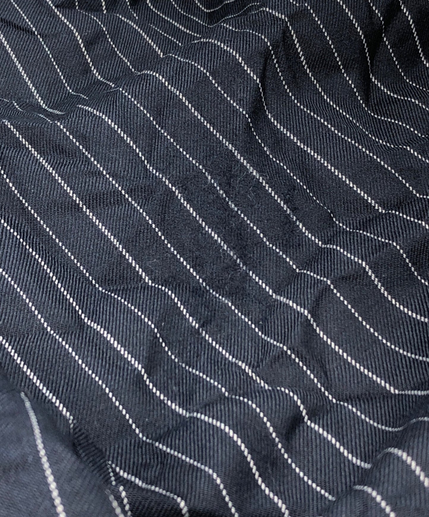 [Pre-owned] stussy VOLUME PLEATED SHORT WRINKLED STRIPE