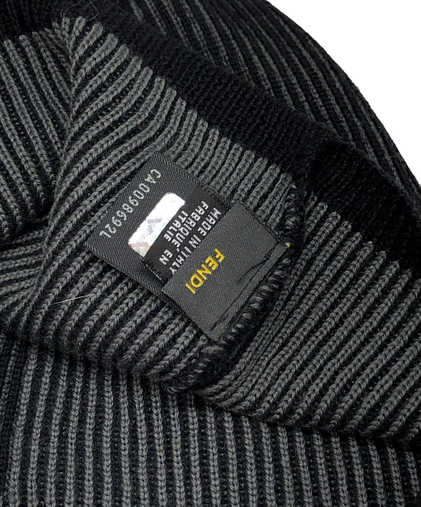 [Pre-owned] FENDI zucca knit hat