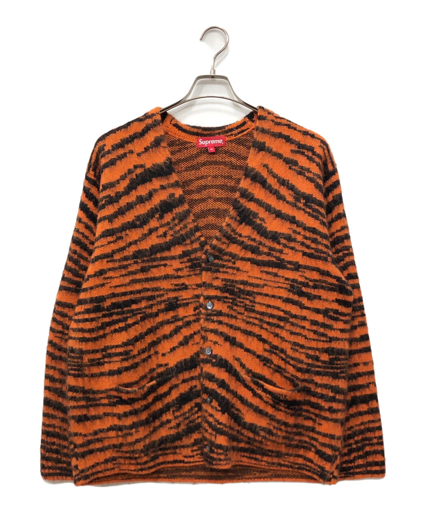 [Pre-owned] SUPREME BRUSHED MOHAIR CARDIGAN