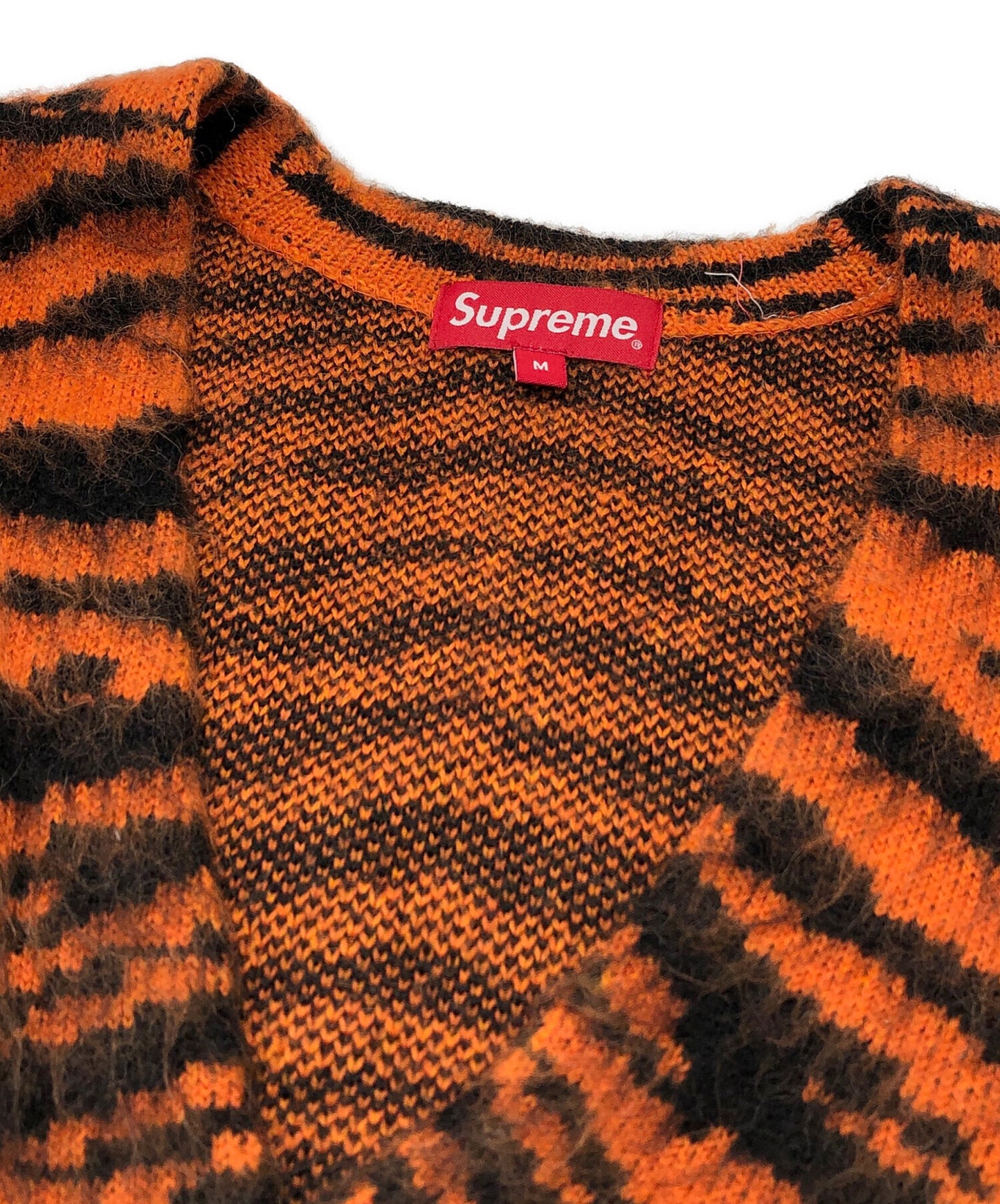 [Pre-owned] SUPREME BRUSHED MOHAIR CARDIGAN