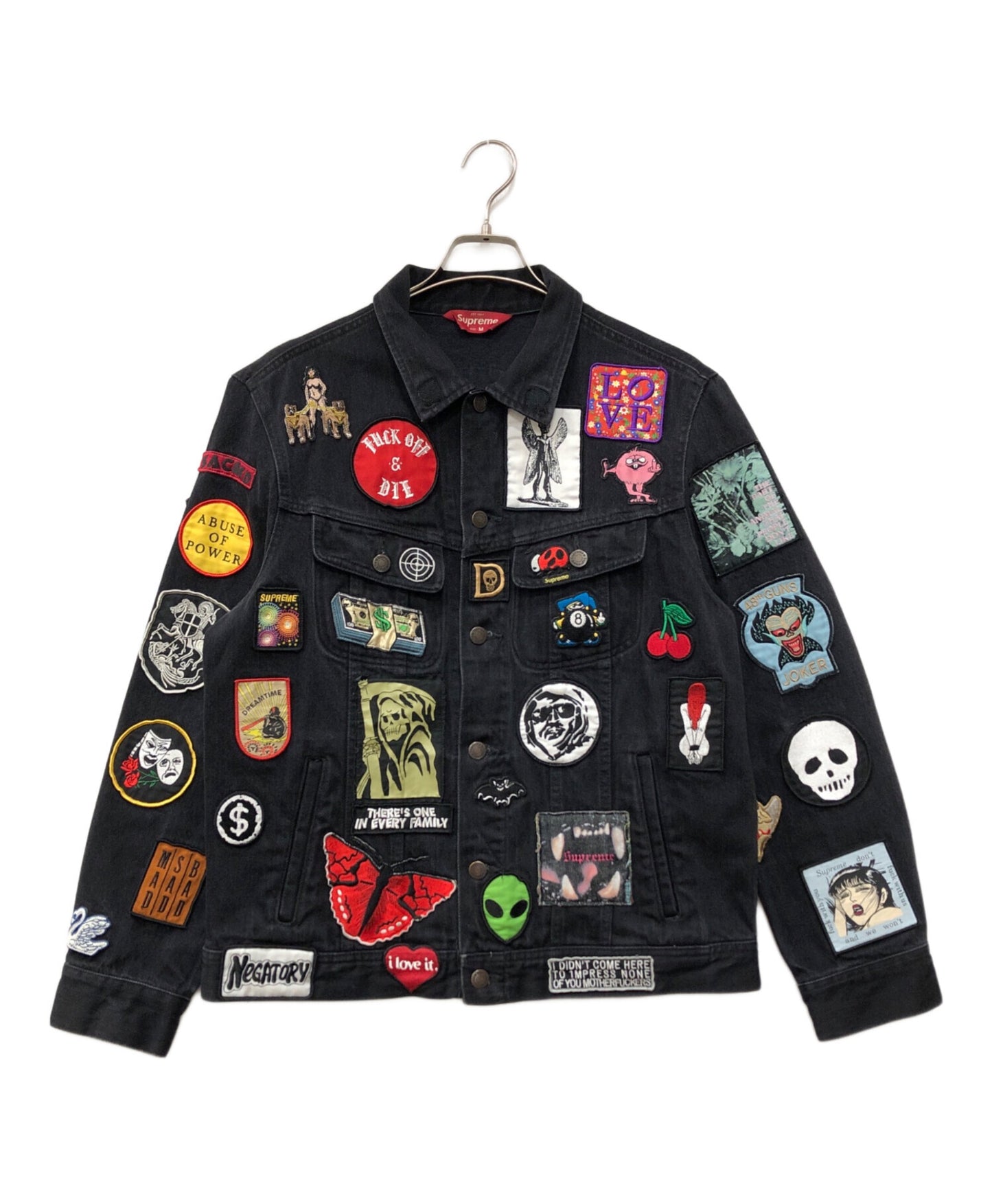 [Pre-owned] SUPREME PATCHES DENIM JACKET