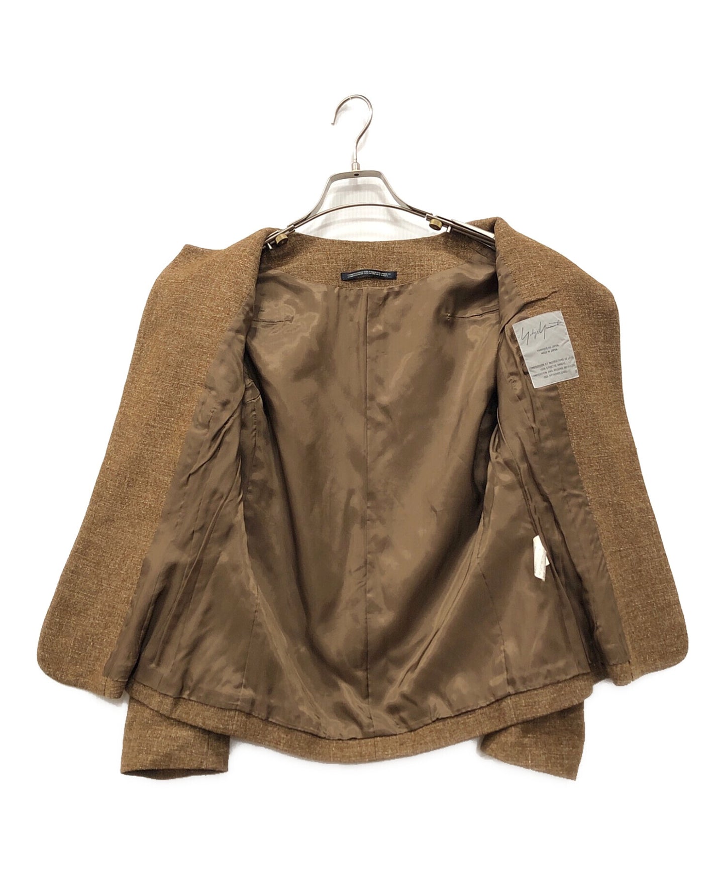 [Pre-owned] YOHJI YAMAMOTO Collarless Short Jacket FY-J13-187