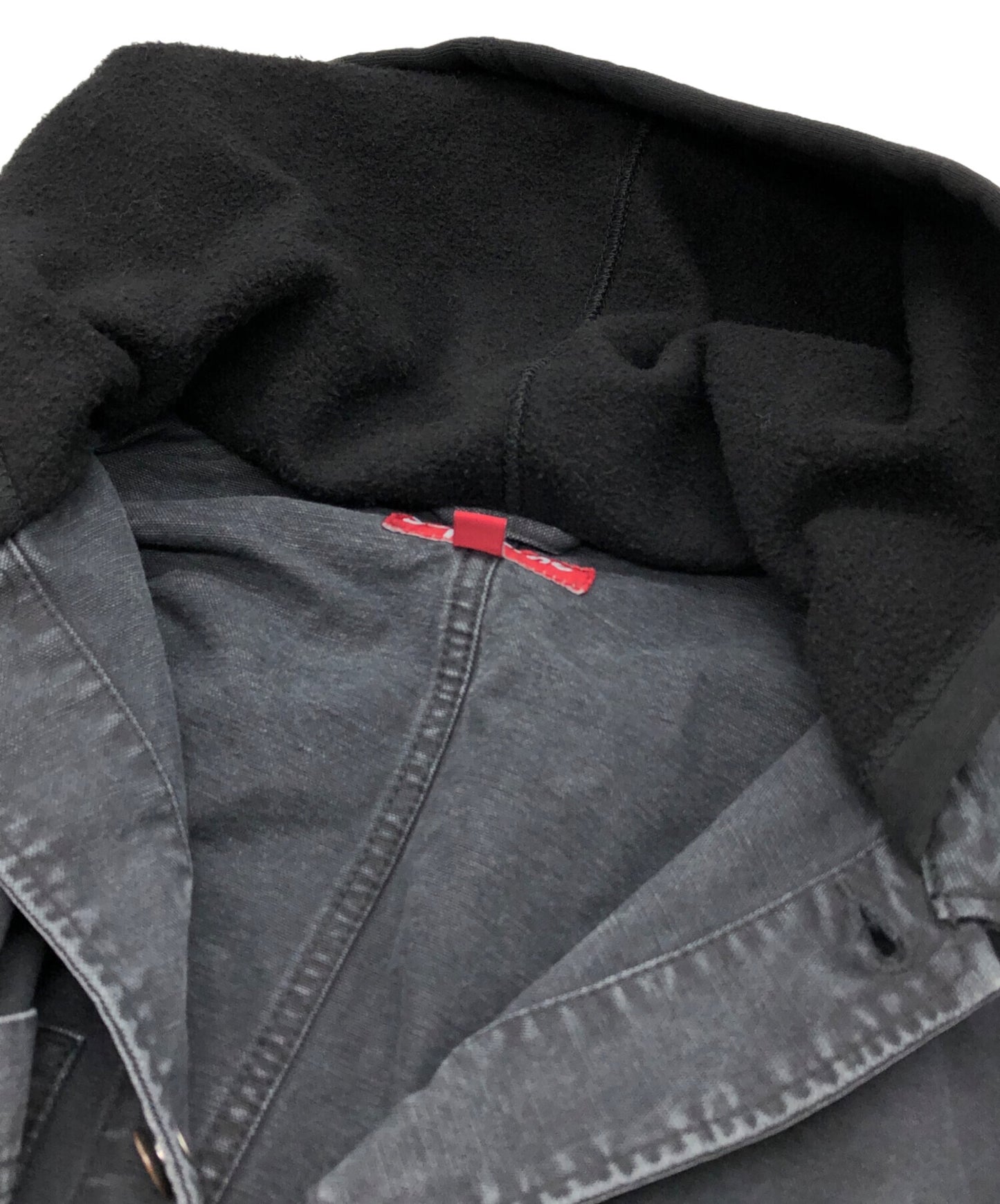 [Pre-owned] SUPREME Worn Hooded Chore Coat
