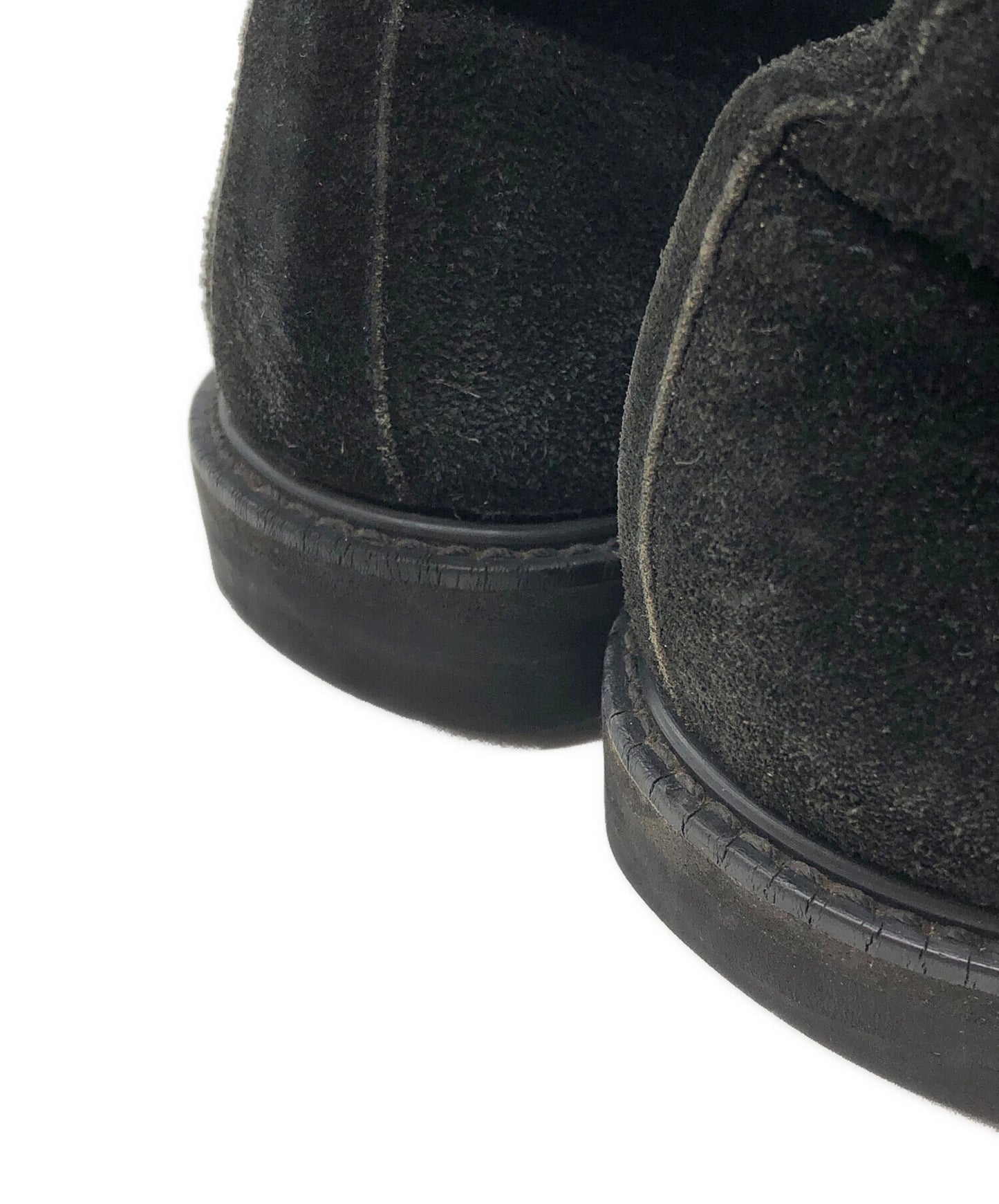 [Pre-owned] Yohji Yamamoto pour homme Suede leather front zip boa boots HF-E06-7097