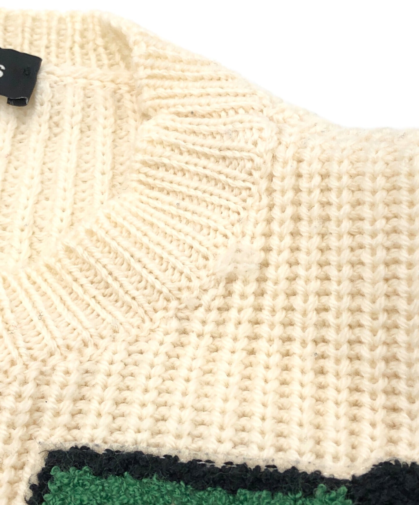 [Pre-owned] RAF SIMONS R patch border wool knit 2052183
