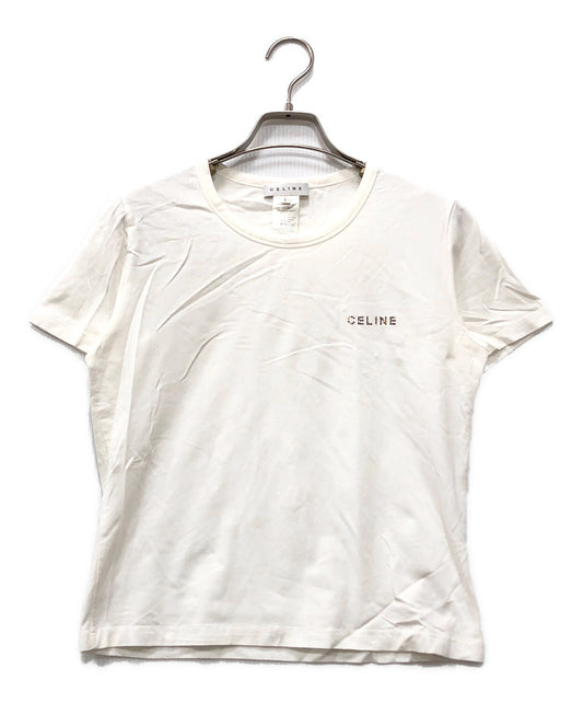 [Pre-owned] CELINE Sequined Logo T-Shirt