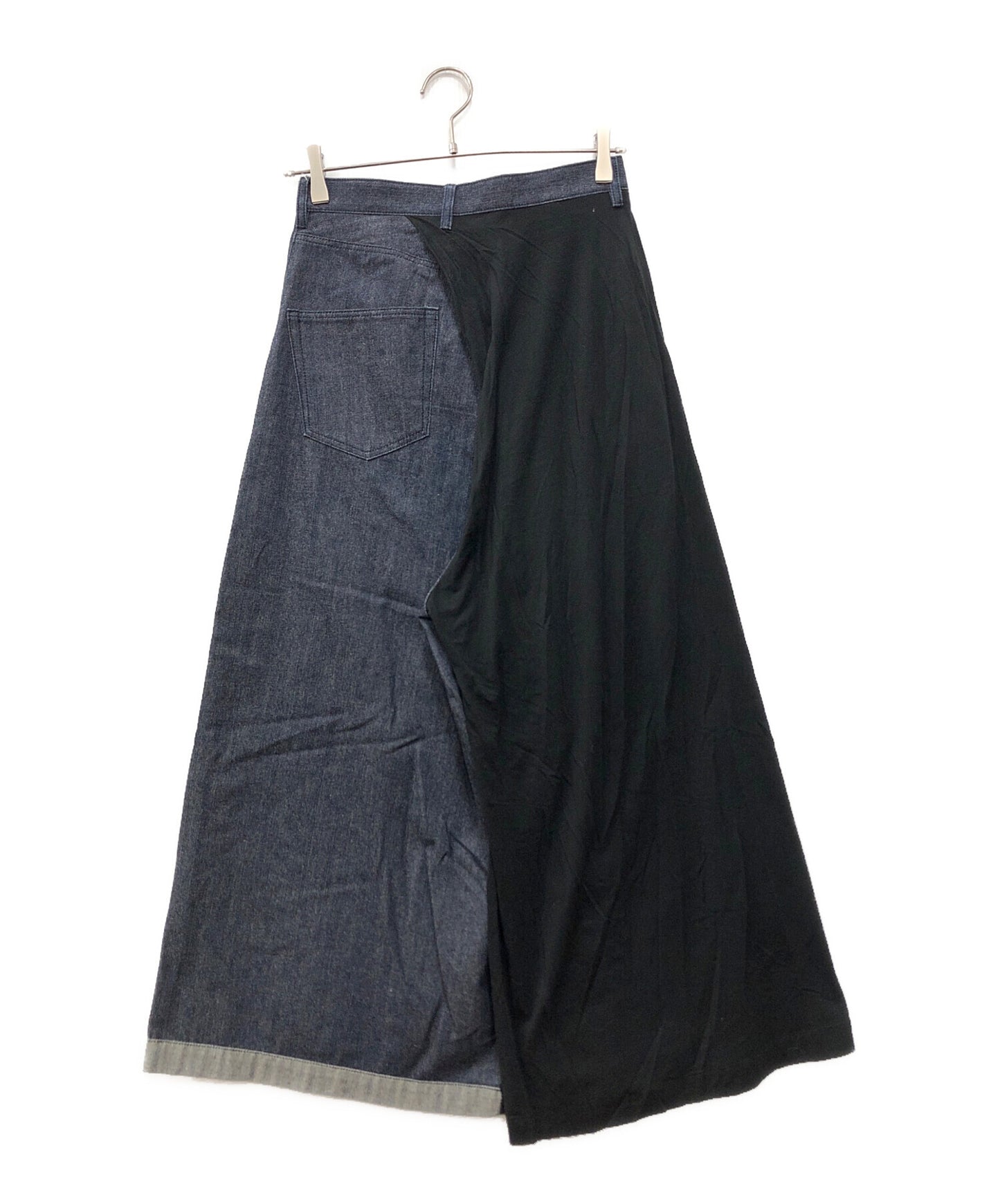[Pre-owned] YOHJI YAMAMOTO Wide denim pants with a denim cut-out F0-P25-809