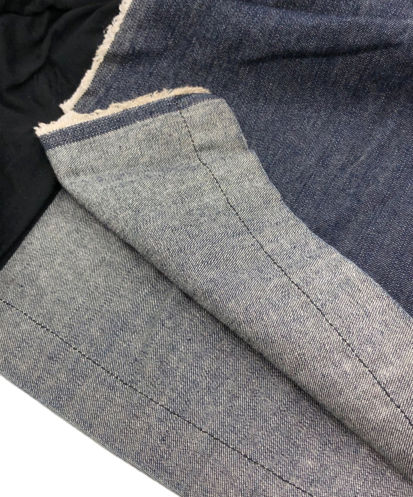 [Pre-owned] YOHJI YAMAMOTO Wide denim pants with a denim cut-out F0-P25-809