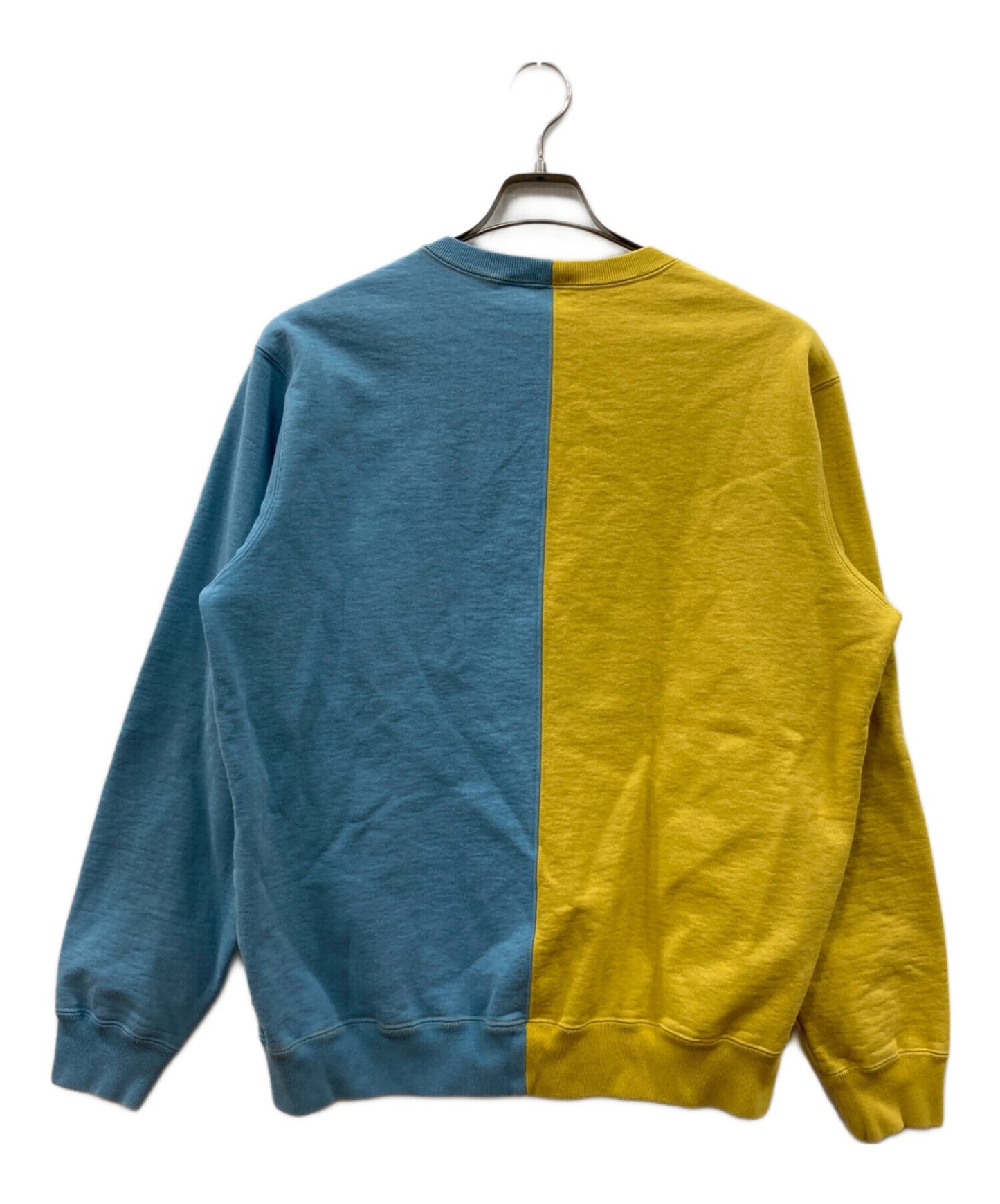 [Pre-owned] SUPREME Split Crewneck Sweatshirt Mustard