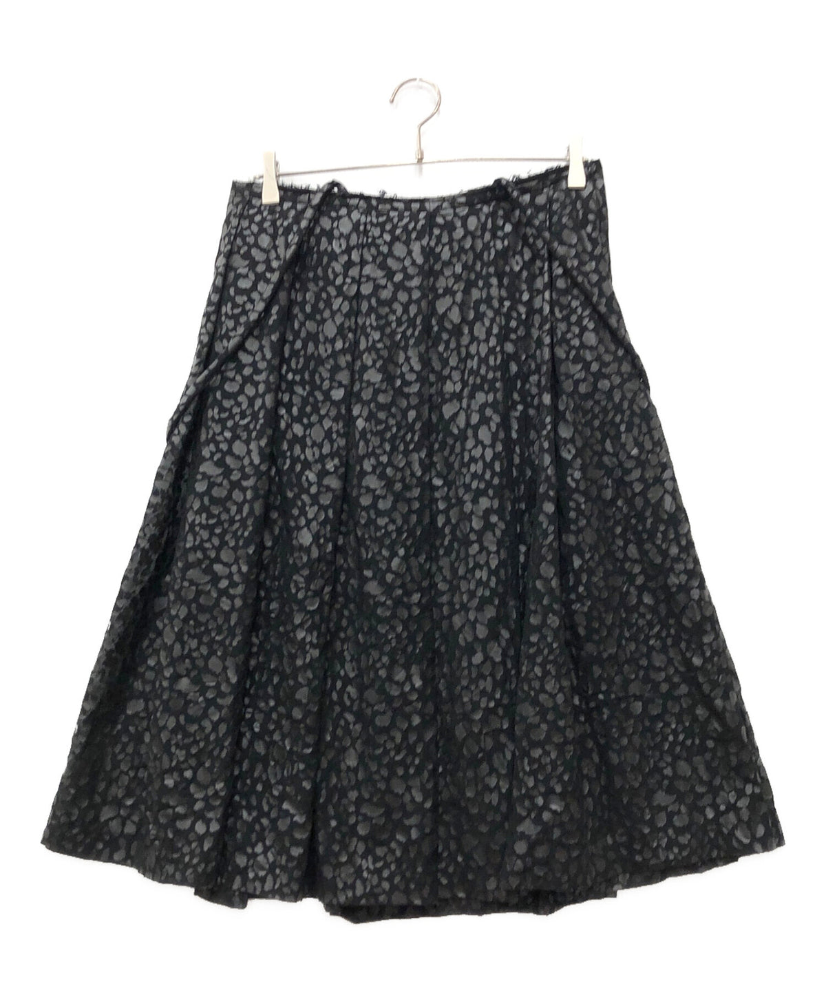 [Pre-owned] BLACK COMME des GARCONS Suspender Leopard Skirt 1G-A001