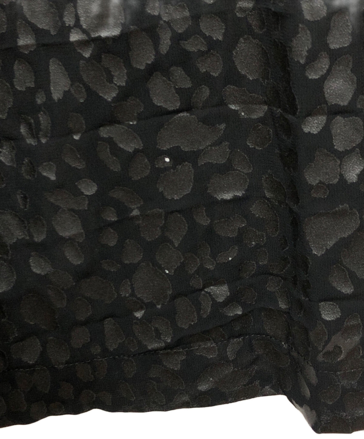 [Pre-owned] BLACK COMME des GARCONS Suspender Leopard Skirt 1G-A001