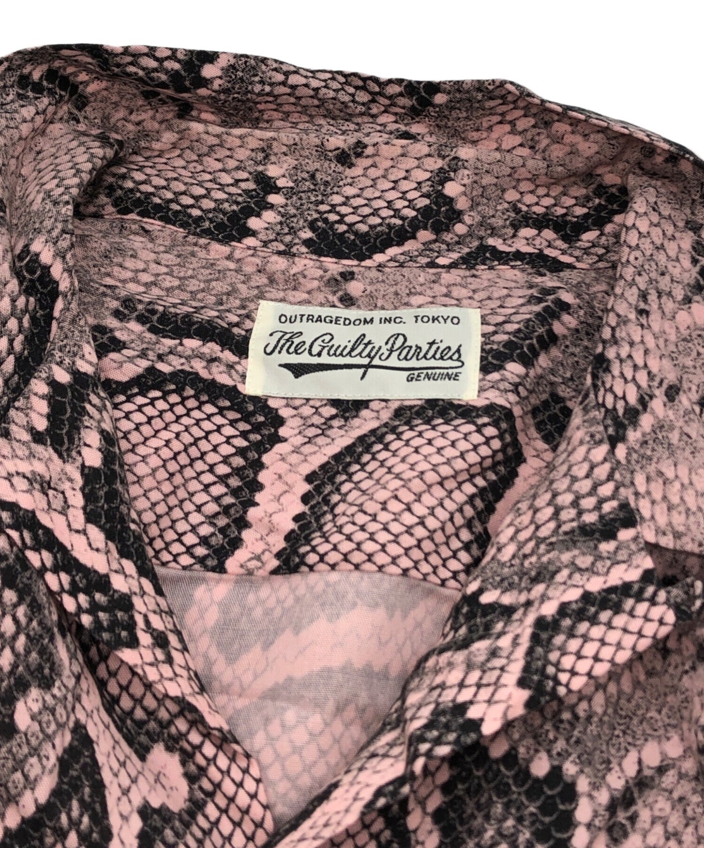 [Pre-owned] WACKO MARIA python shirt