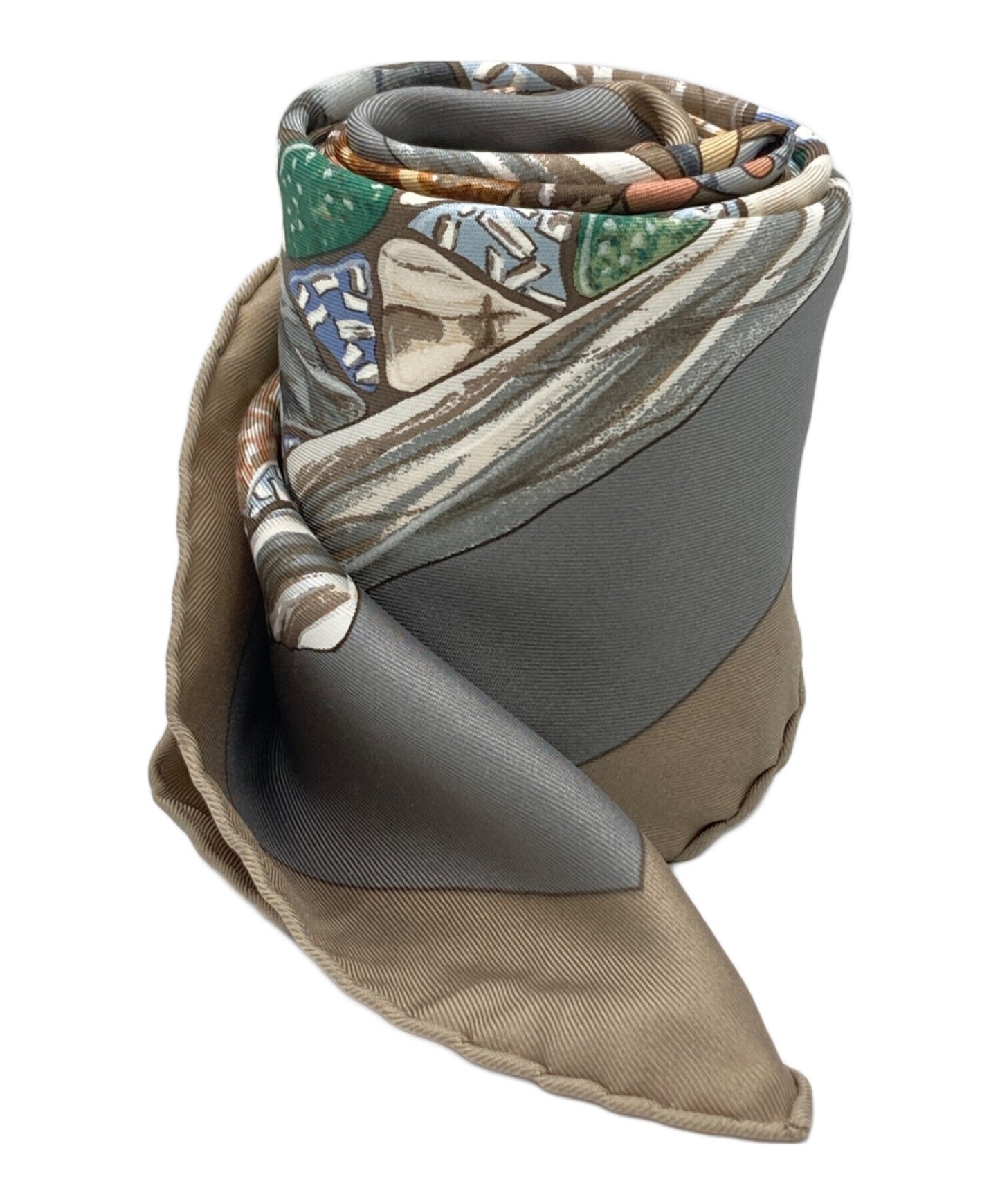 [Pre-owned] HERMES silk scarf