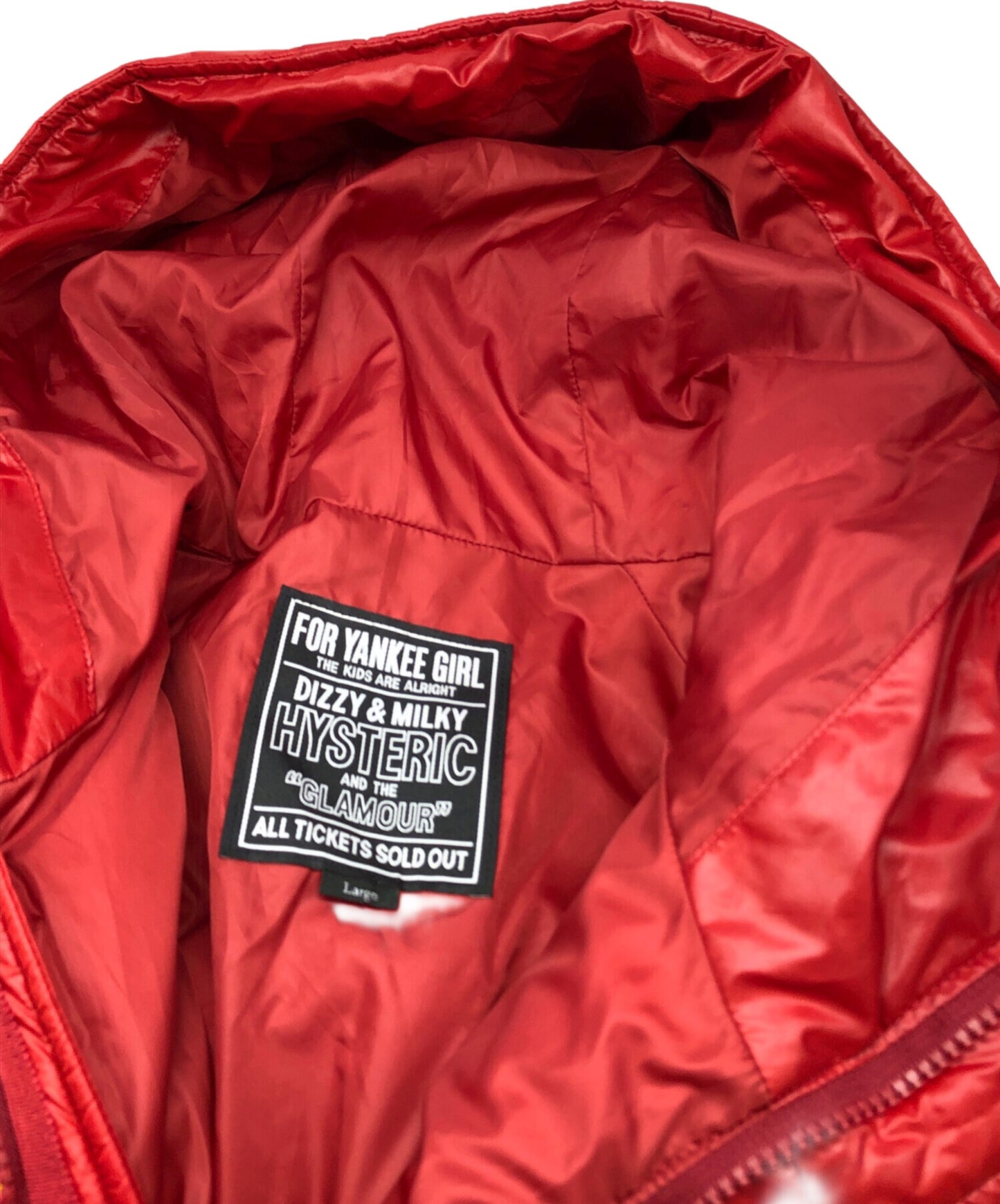 [Pre-owned] Hysteric Glamour RACING Hooded blouson 0233AB03