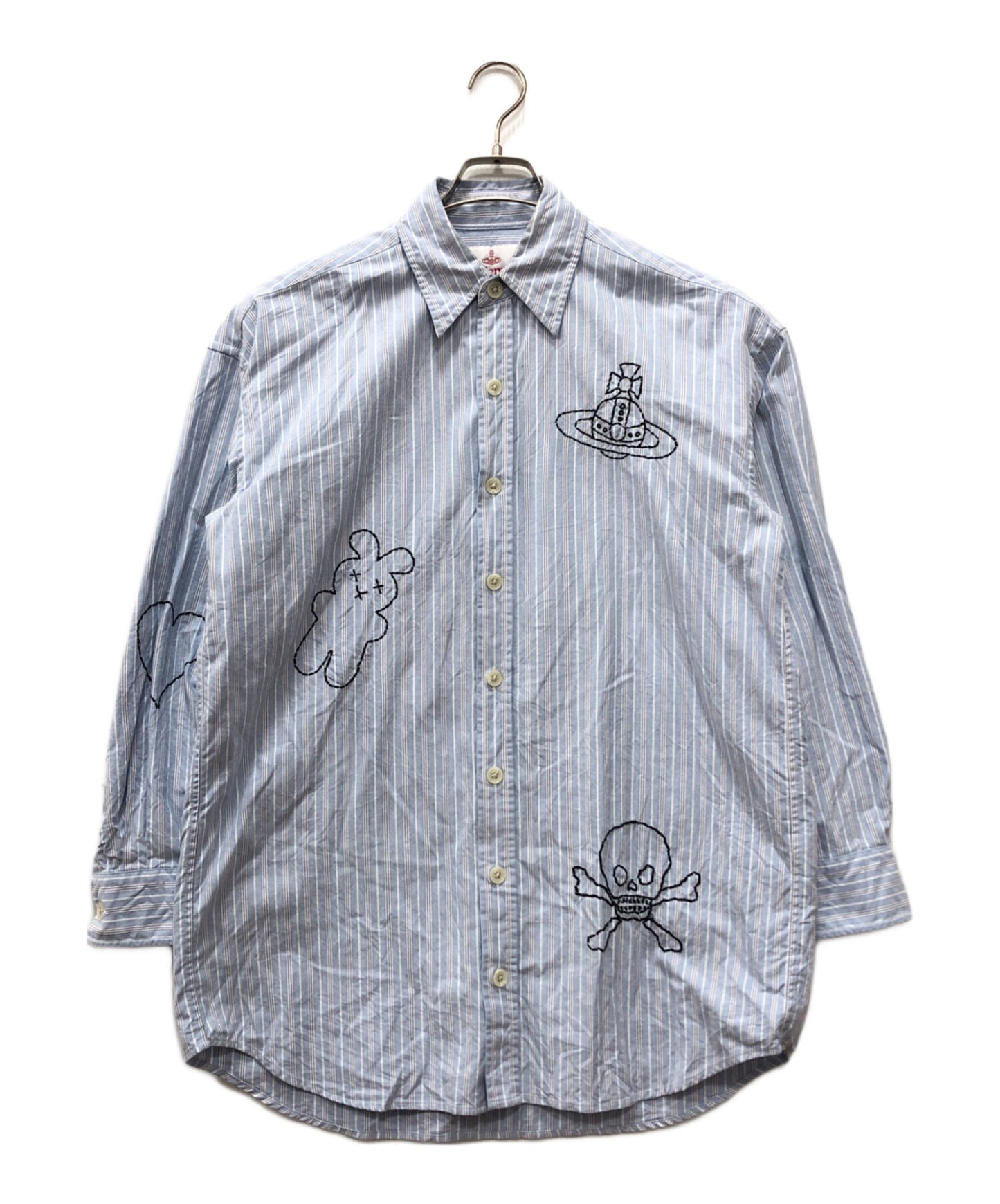 [Pre-owned] Vivienne Westwood man LOGOS EMBROIDERY BIG Classic Shirt 26-12-852012