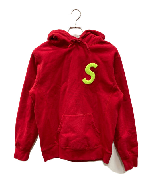 [Pre-owned] SUPREME S Logo Hooded Sweatshirt