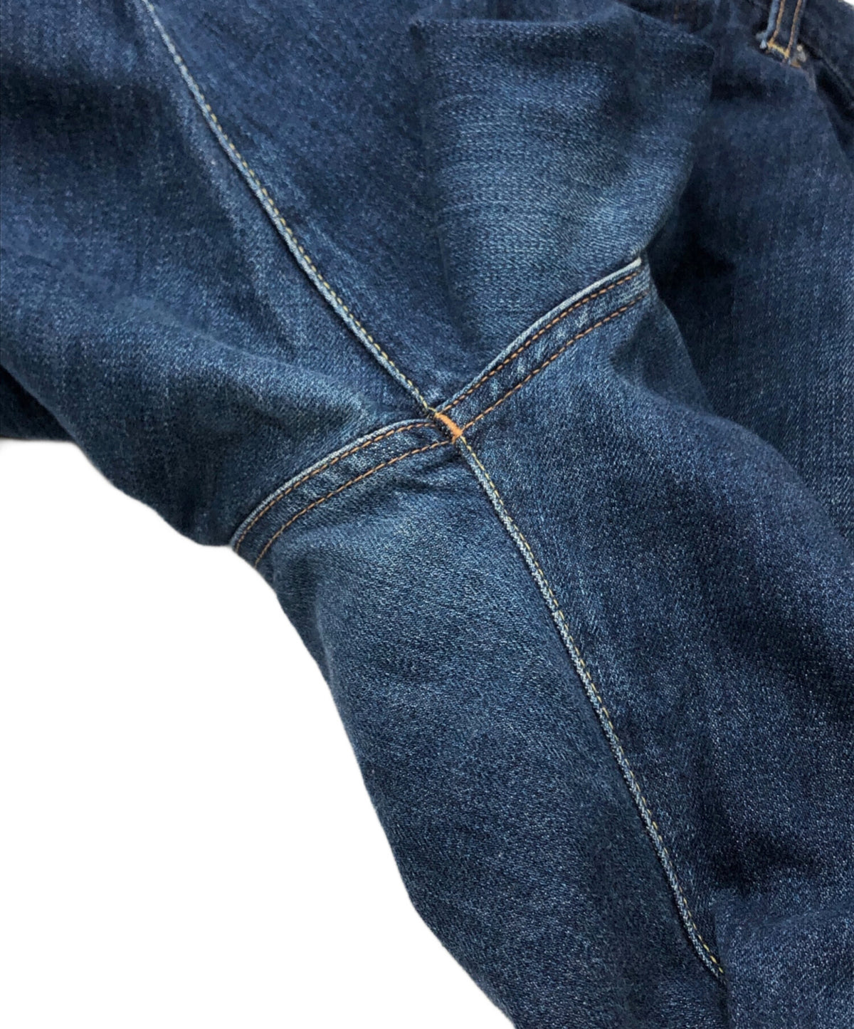 [Pre-owned] A BATHING APE Milo Embroidered Denim Pants