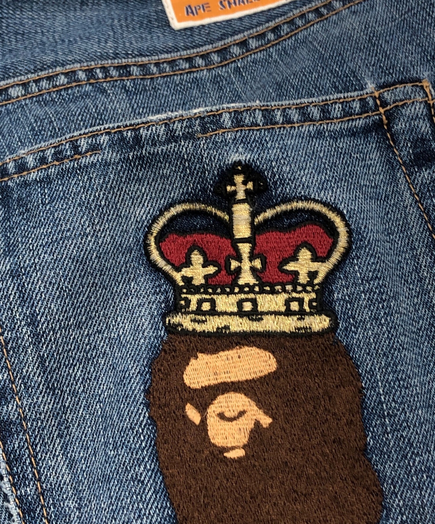 [Pre-owned] A BATHING APE Denim Pants