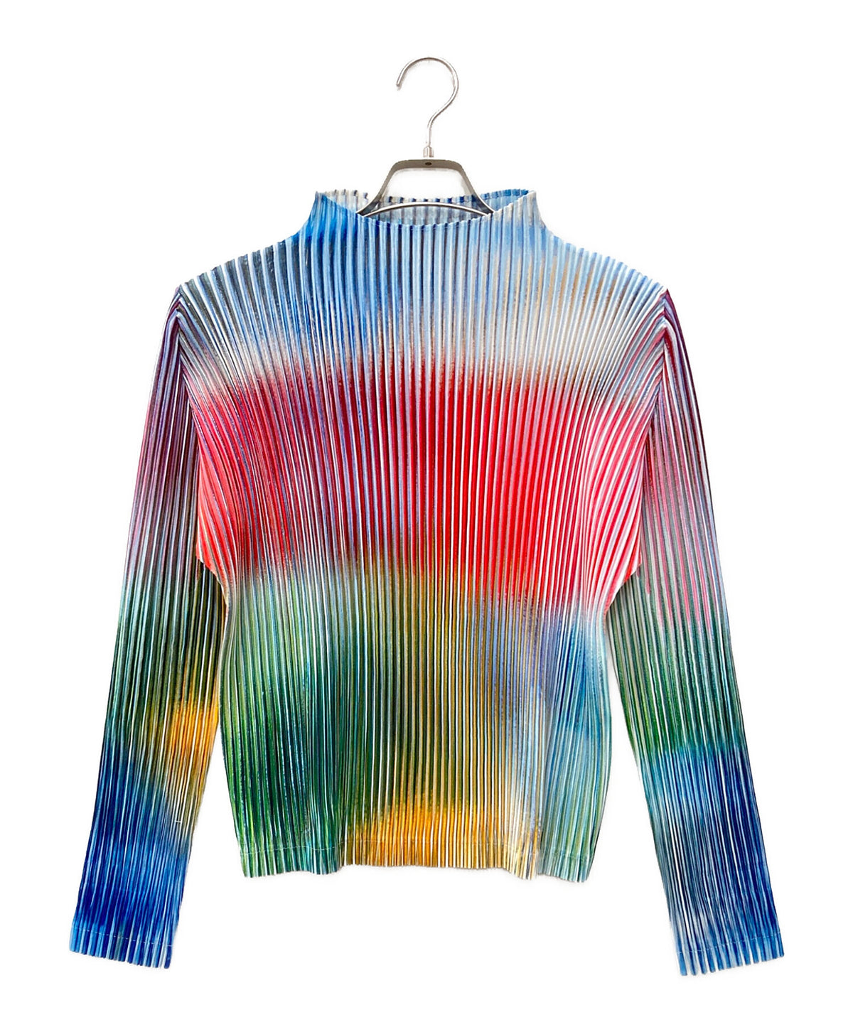 [Pre-owned] ISSEY MIYAKE OBSCURE PLEATS Pleated T-Shirt IM61FJ640