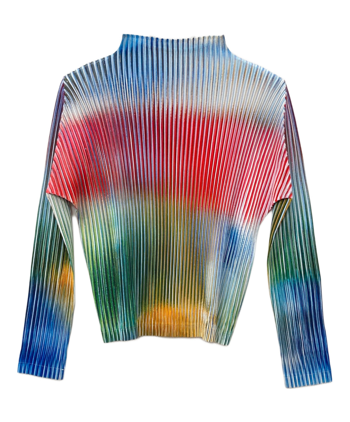 [Pre-owned] ISSEY MIYAKE OBSCURE PLEATS Pleated T-Shirt IM61FJ640