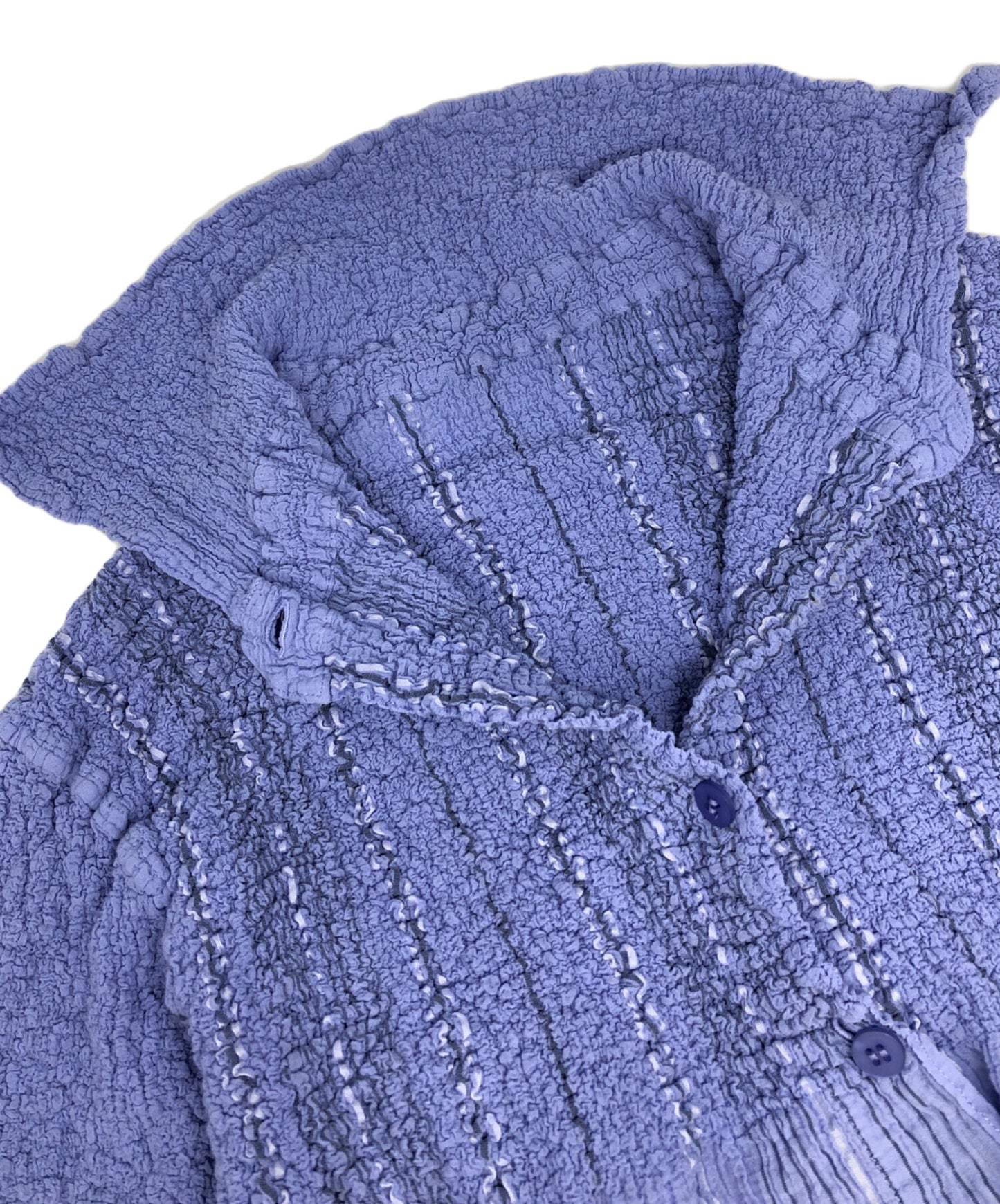 [Pre-owned] me ISSEY MIYAKE SHIRT STRIPE CAULIFLOWER MI62FJ762