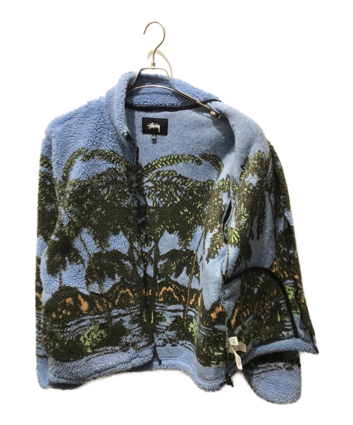 [Pre-owned] stussy Hawaiian Jacquard Mock 19AW