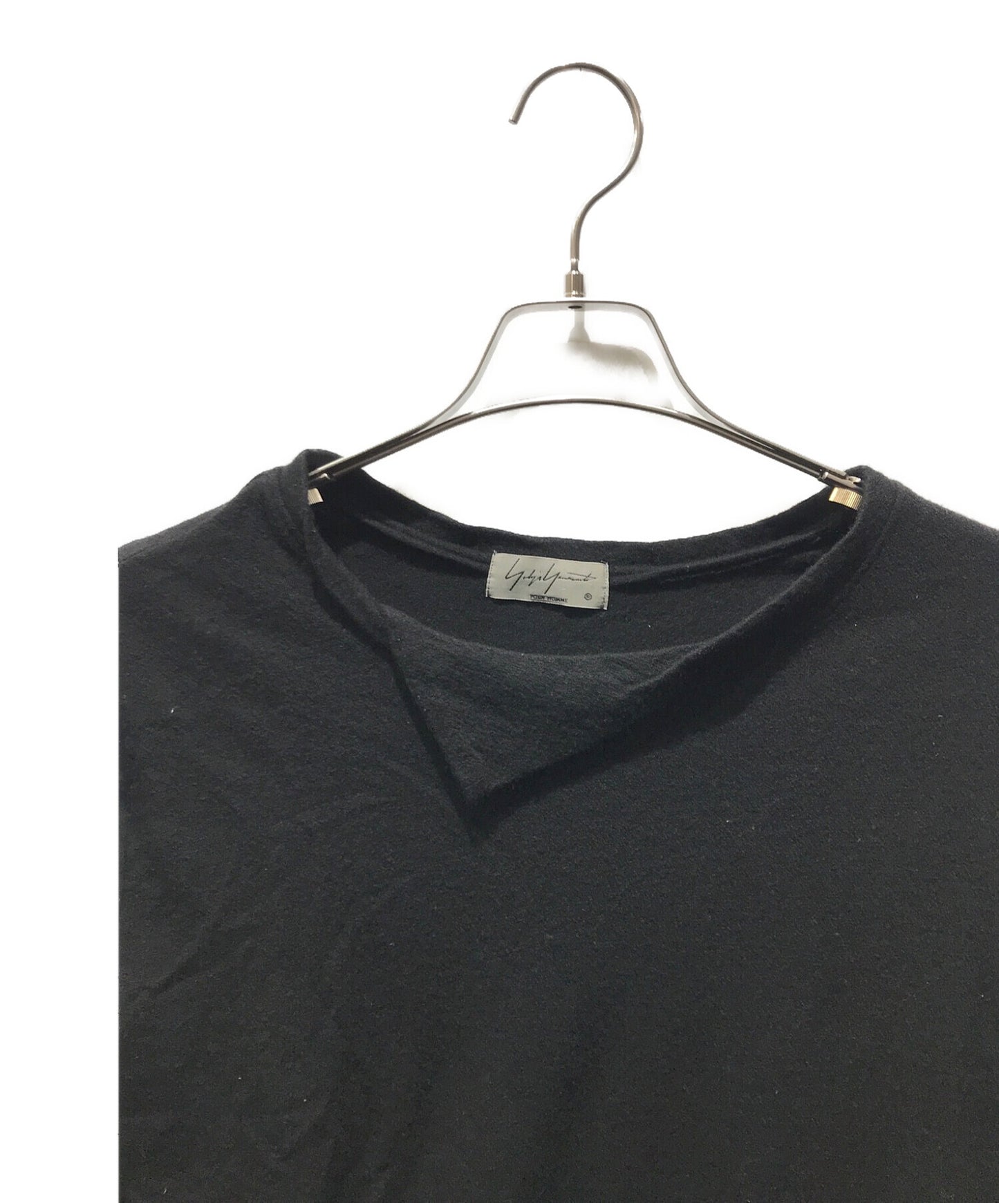 [Pre-owned] Yohji Yamamoto pour homme Wool Air Jersey Round Neck Collar HC-T32-177 HC-T32-177