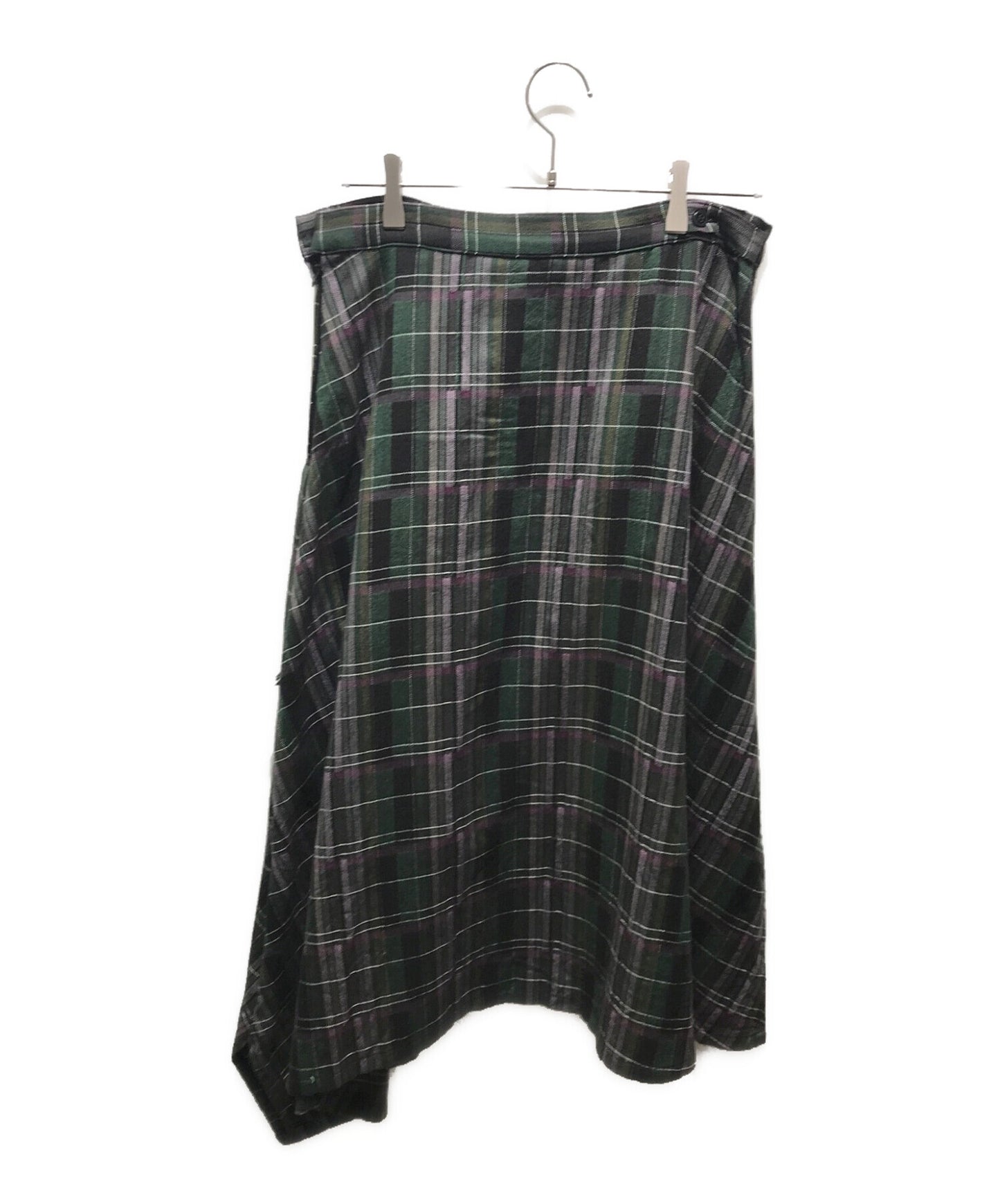 [Pre-owned] Y's Side pocket check skirt YC-S08-113 YC-S08-113