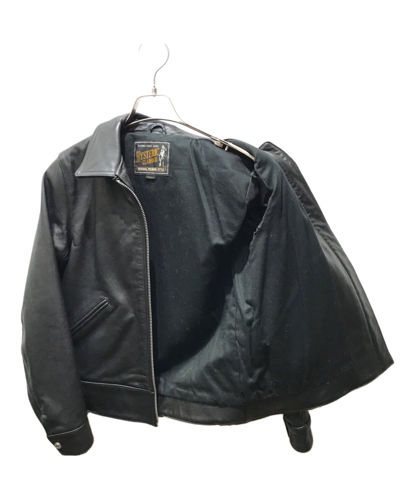 [Pre-owned] Hysteric Glamour Single Leather Jacket 01171LB01 01171LB01