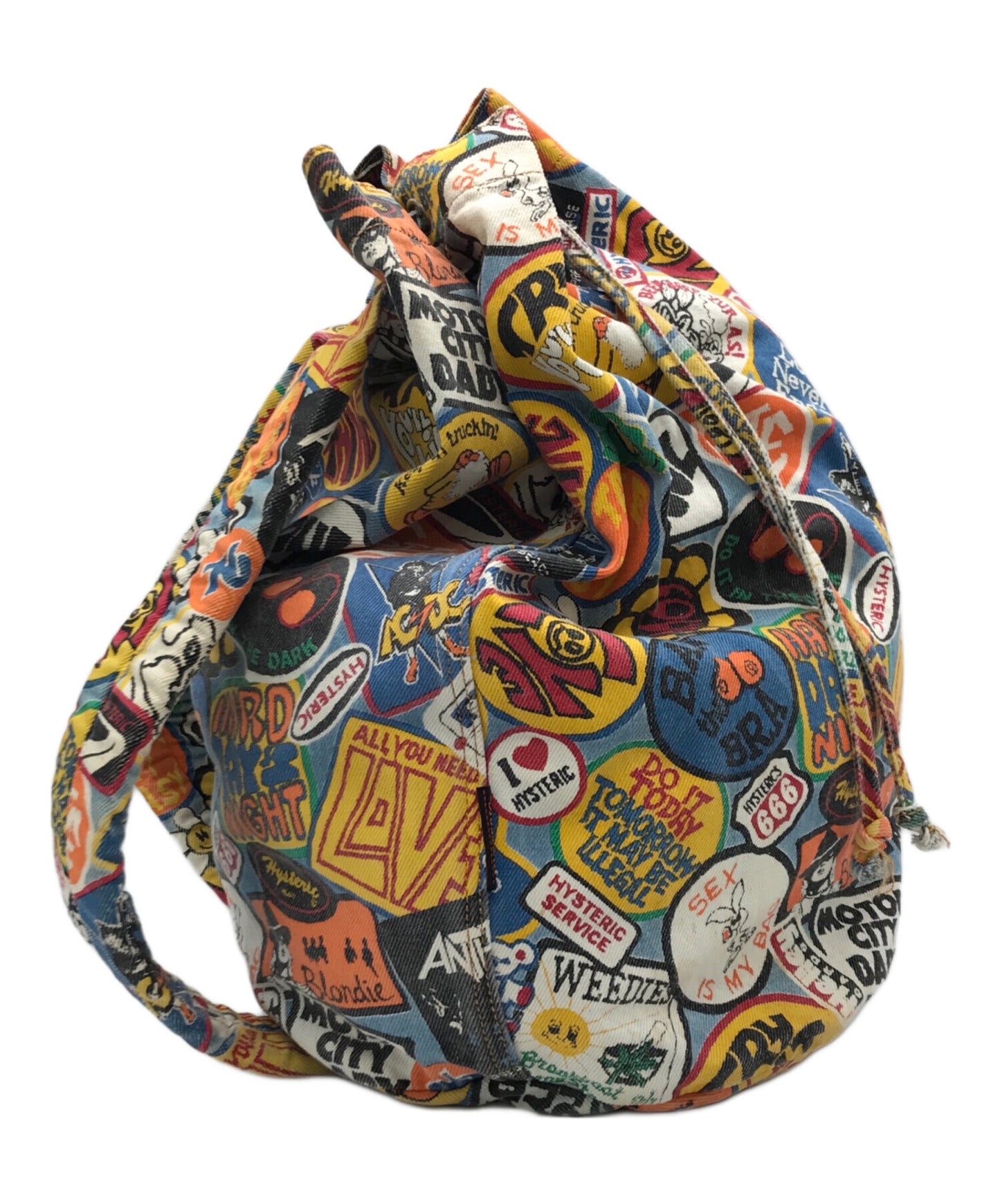 [Pre-owned] Hysteric Glamour Canvas backpack with all over pattern 2Qb-5380 2Qb-5380