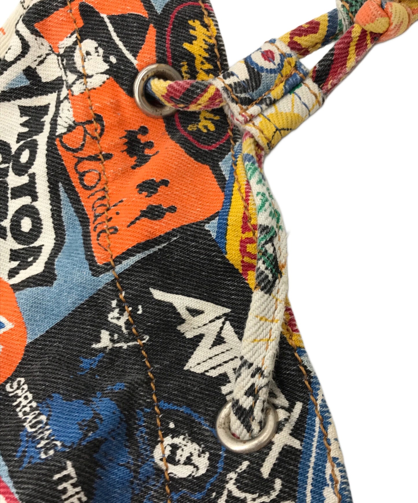 [Pre-owned] Hysteric Glamour Canvas backpack with all over pattern 2Qb-5380 2Qb-5380