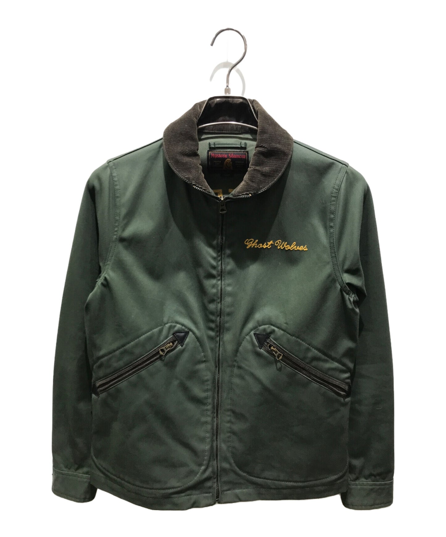 [Pre-owned] Hysteric Glamour GHOST WOLVES Embroidered Round Collar Jacket 0233AB04 0233AB04