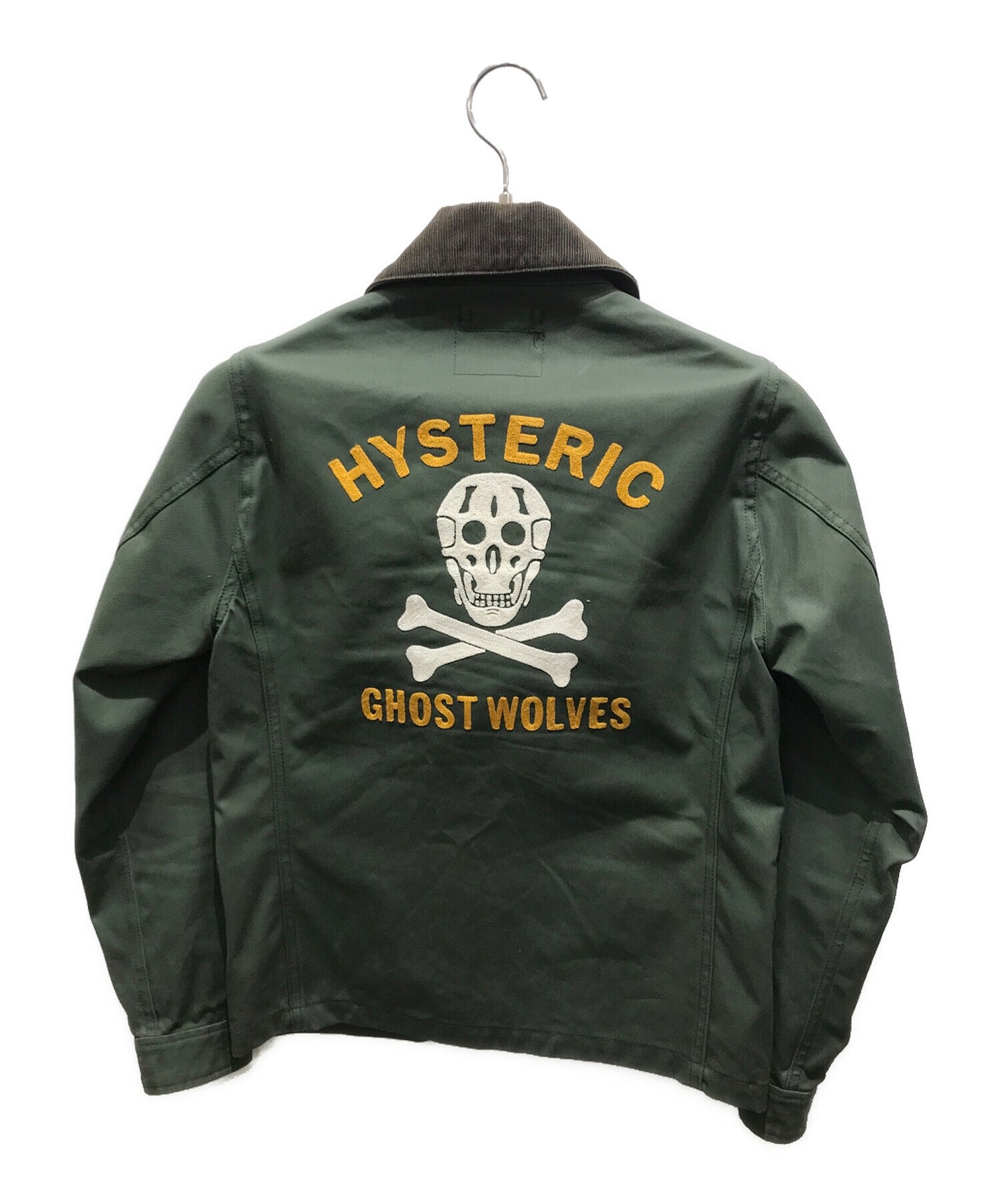 [Pre-owned] Hysteric Glamour GHOST WOLVES Embroidered Round Collar Jacket 0233AB04 0233AB04