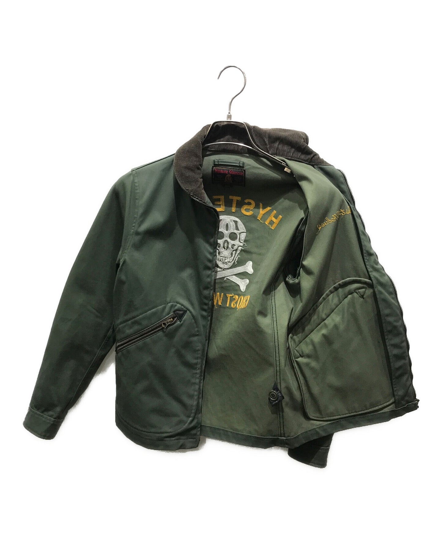 [Pre-owned] Hysteric Glamour GHOST WOLVES Embroidered Round Collar Jacket 0233AB04 0233AB04