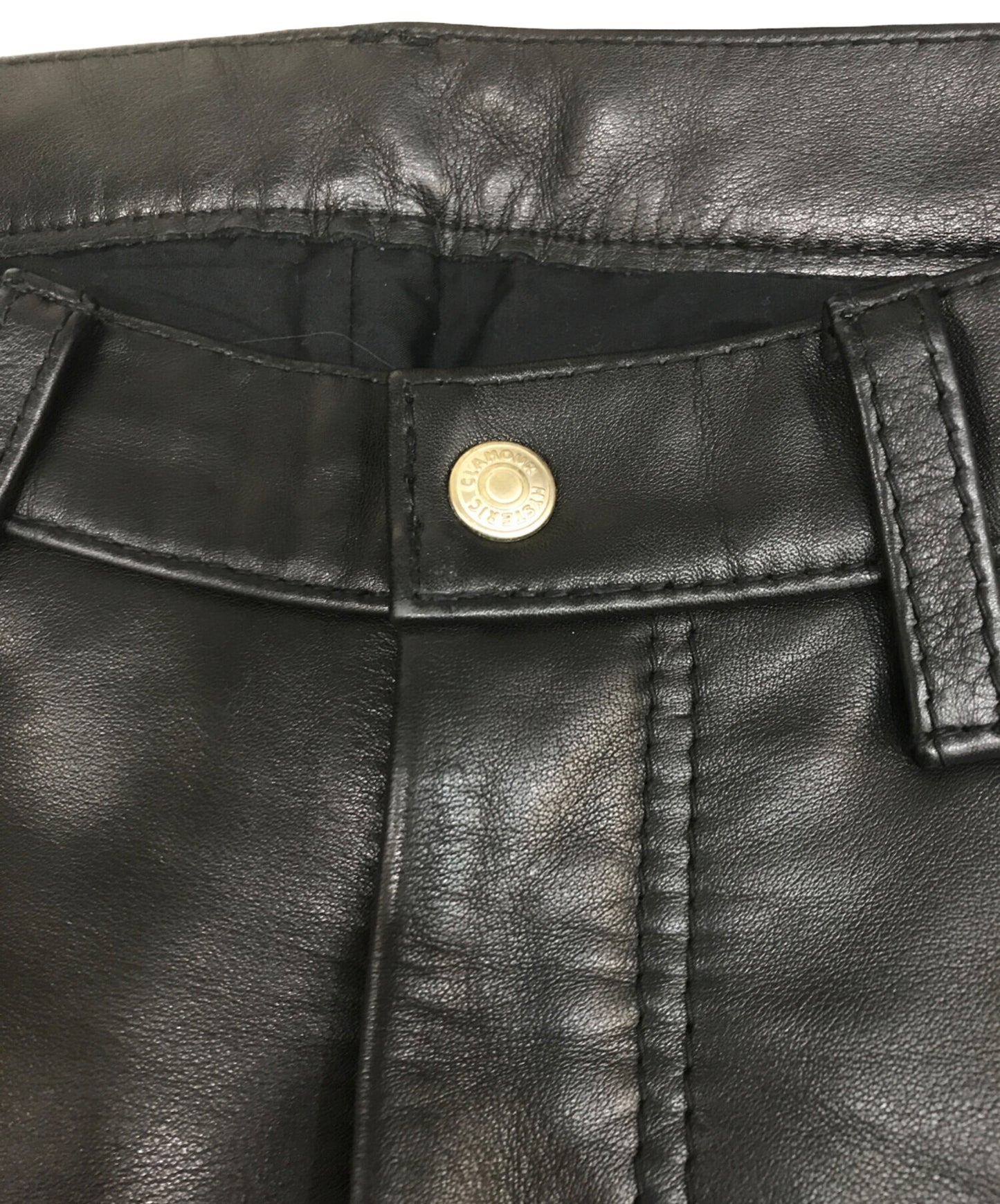 [Pre-owned] Hysteric Glamour Leather pants 2LP-1936 2LP-1936