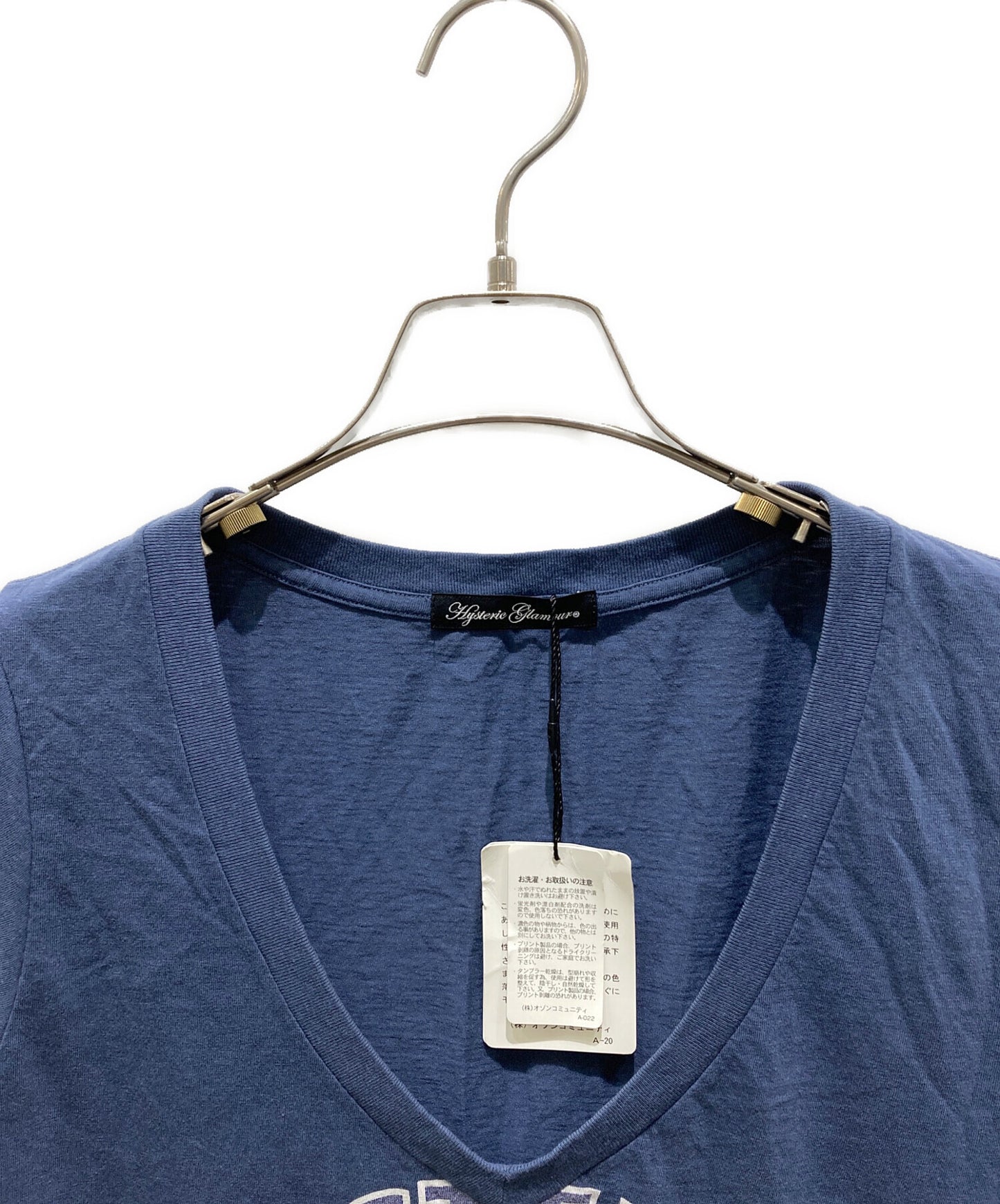 [Pre-owned] Hysteric Glamour V-neck cut and sewn 0121CT03 0121CT03