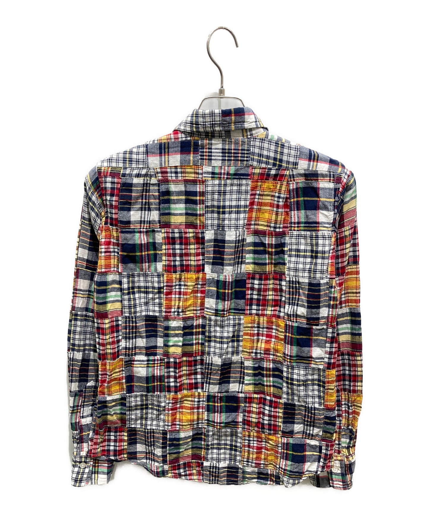 [Pre-owned] A BATHING APE patchwork plaid shirt