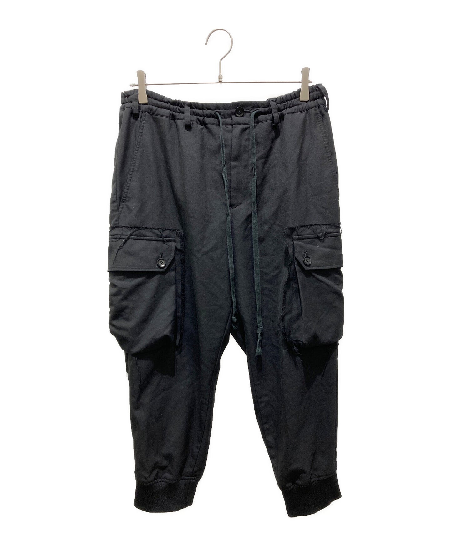 [Pre-owned] GROUND Y T/W GABARDINE MILITARY CARGO PANTS GA-P21-100