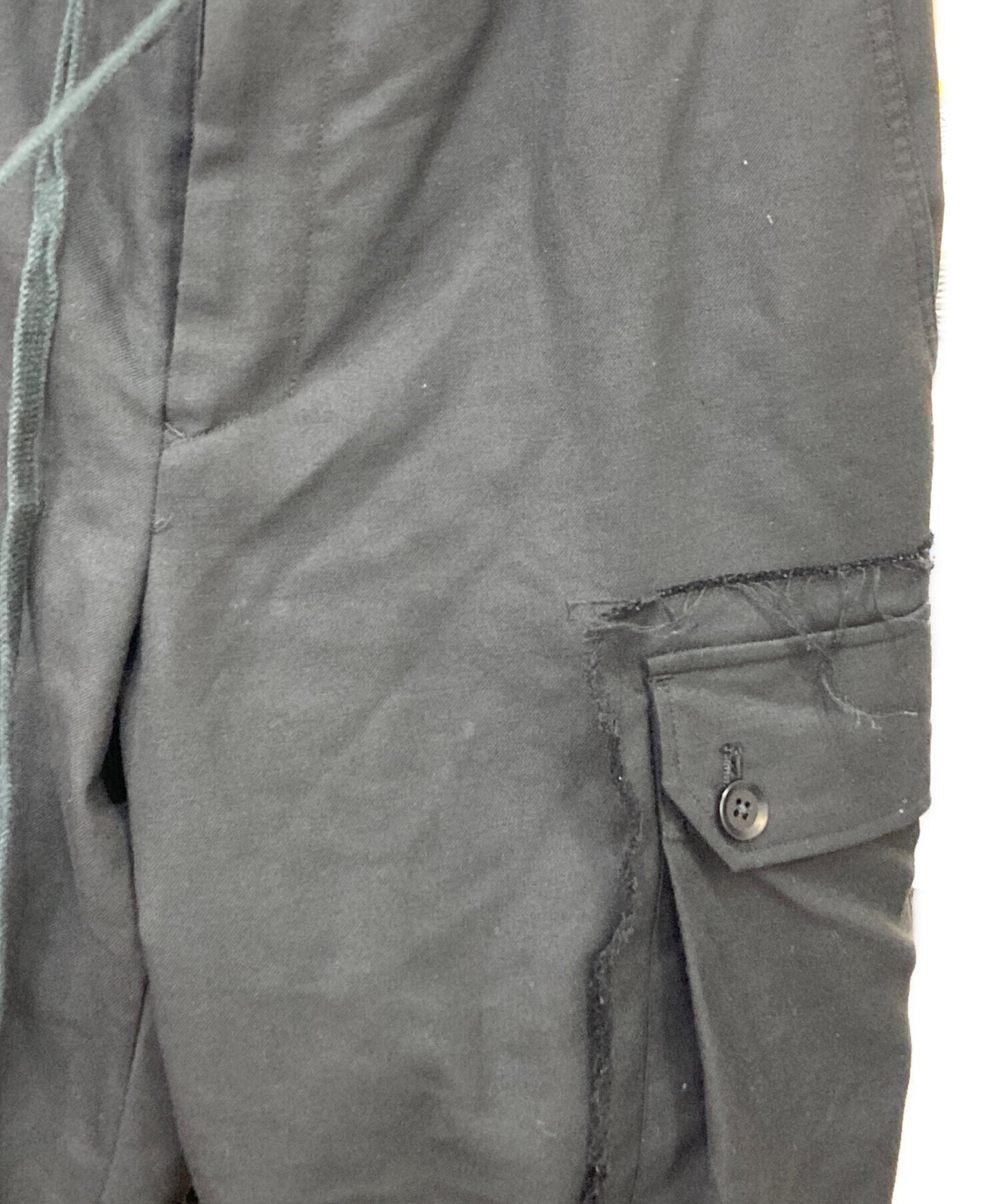 [Pre-owned] GROUND Y T/W GABARDINE MILITARY CARGO PANTS GA-P21-100