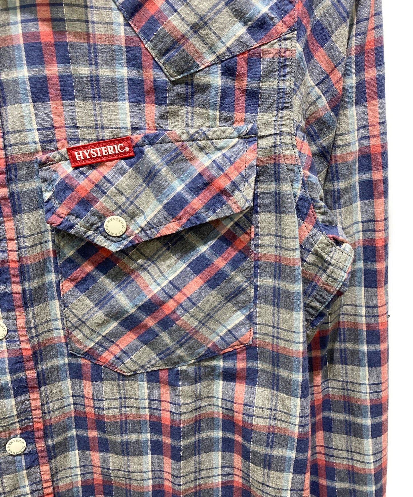 [Pre-owned] Hysteric Glamour checked shirt 0233AH07
