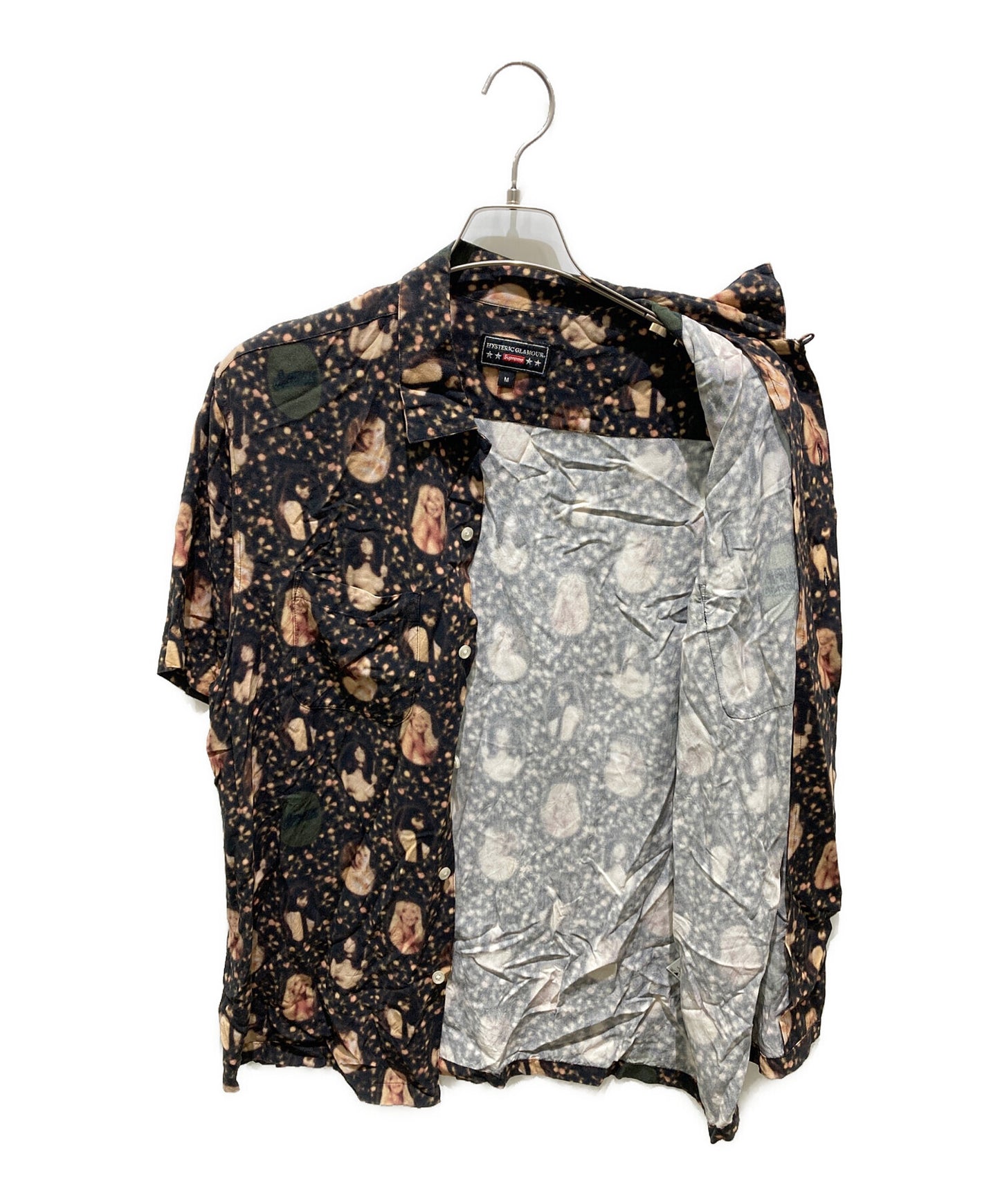 [Pre-owned] SUPREME Blurred Girls Rayon S/S Shirt